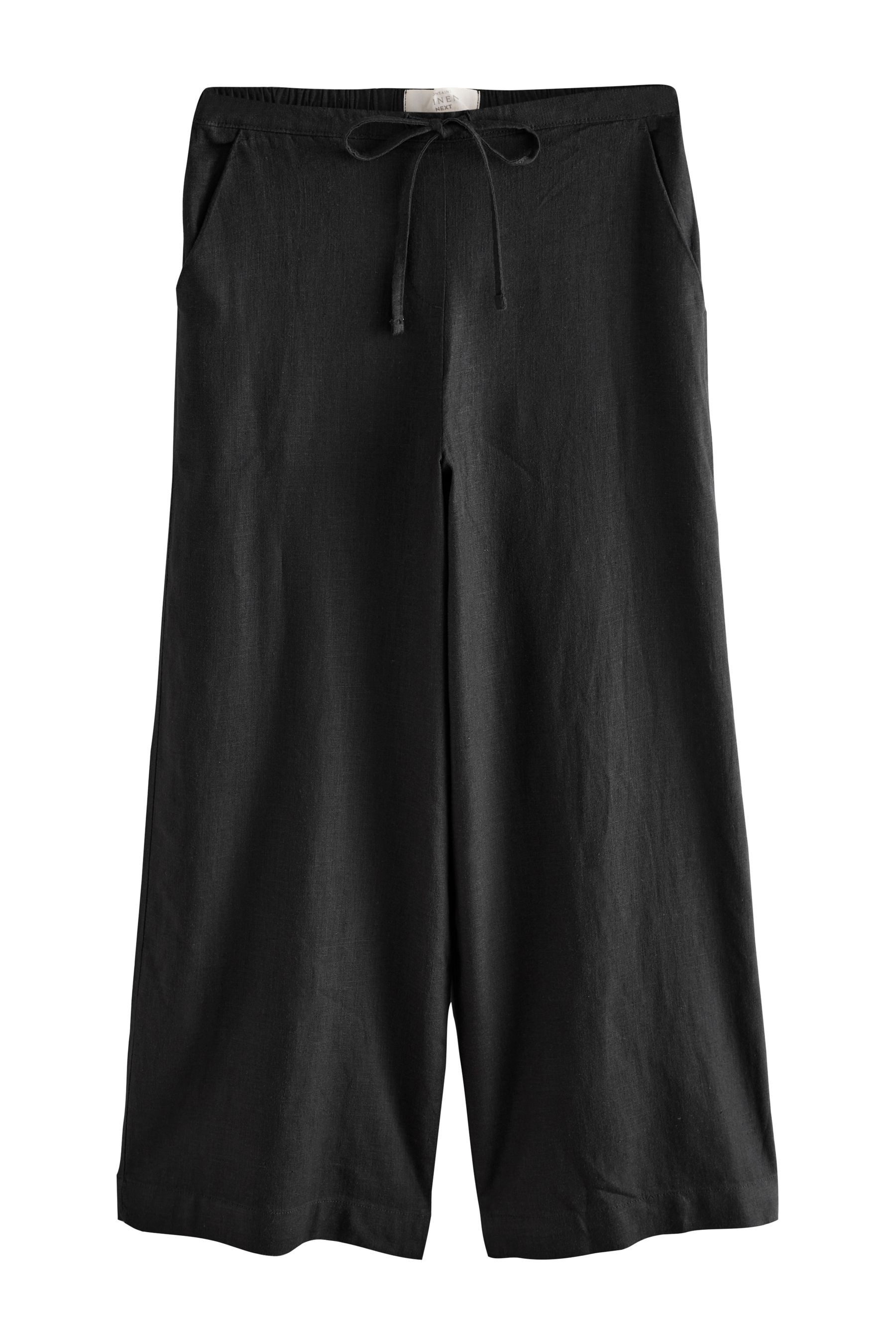 Palazzohose Elegante Hose mit weitem Bein, Kurzgröße