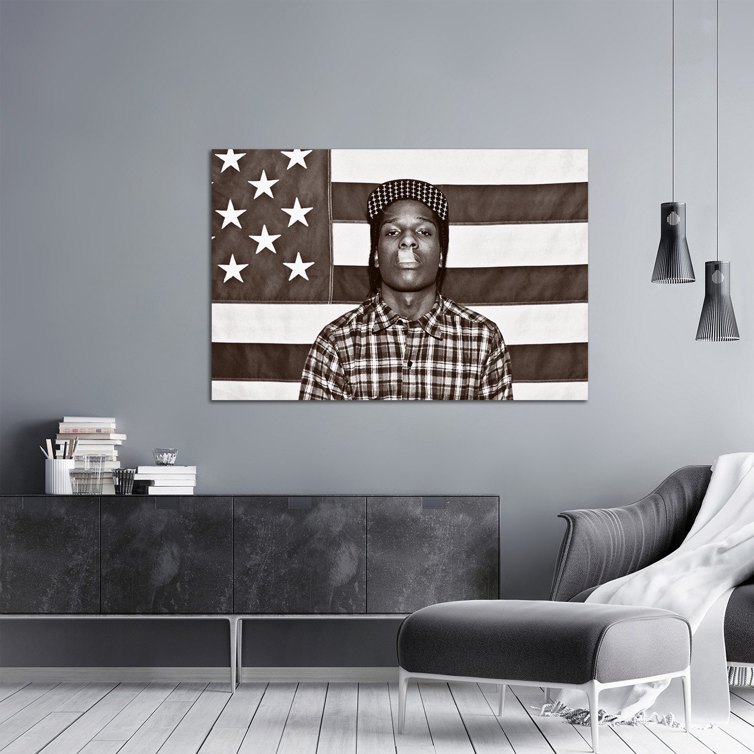 Close Up Poster ASAP Rocky Poster 91,5 x 61 cm – Bild 3 von 5