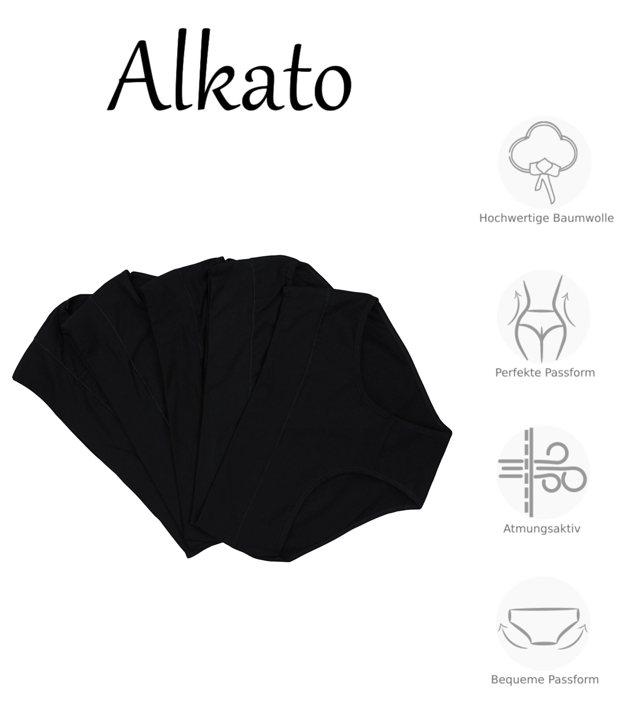 Alkato Slip Damen Slips Baumwolle Unterwäsche 5er Pack – Bild 3 von 5