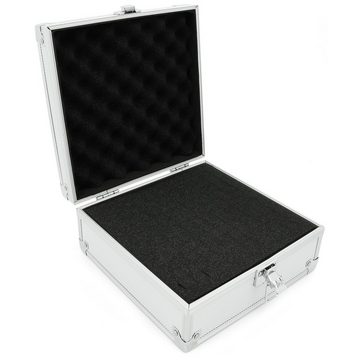 ECI Tools Werkzeugkoffer Aluminium Koffer Silber Box mit Schaumstoffeinlage
