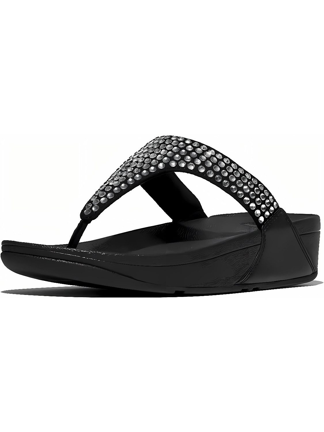 Lulu Maxi-Crystal Toe-Post Sandals Sandale