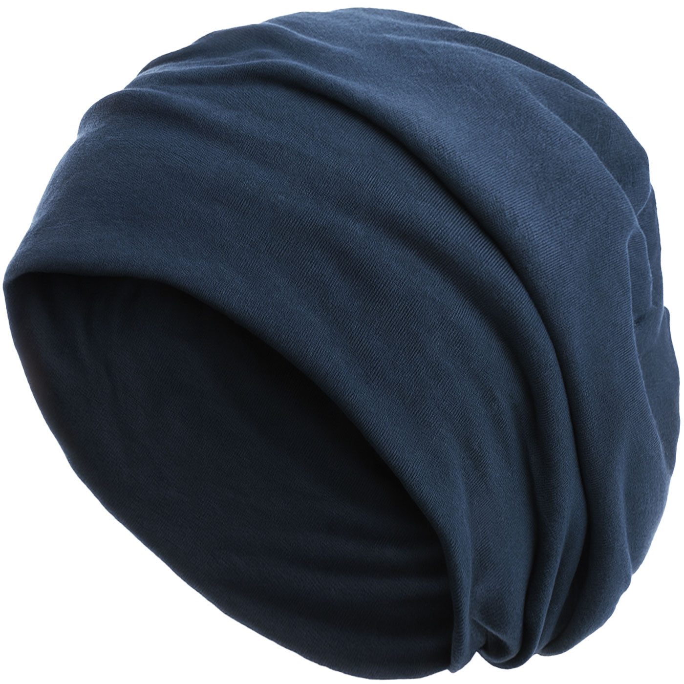 style3 Beanie (1-St) Mütze Damen Herren Haube Sommer Herbst XXL Chemo Schlafmütze Cap