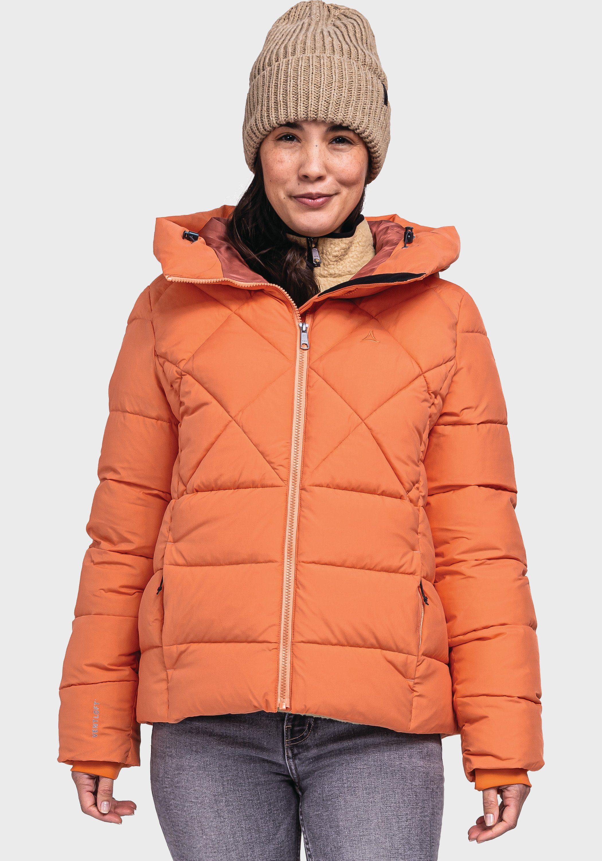 L Outdoorjacke orange Ins Boston Jacket Schöffel