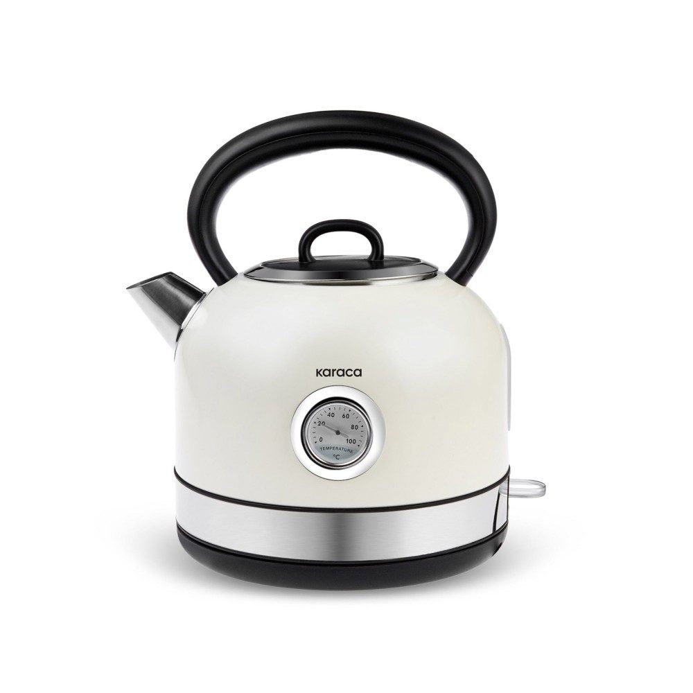 Karaca Wasserkocher Karaca Retro 2202 Wasserkocher Creme 2200W