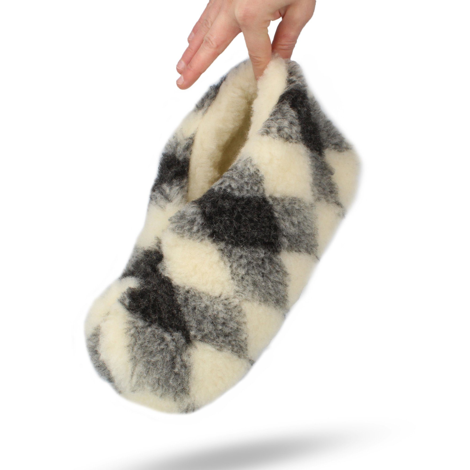 filsko Uddevalla Winter Socken Hausschuh mit Schafwolle gefüttert