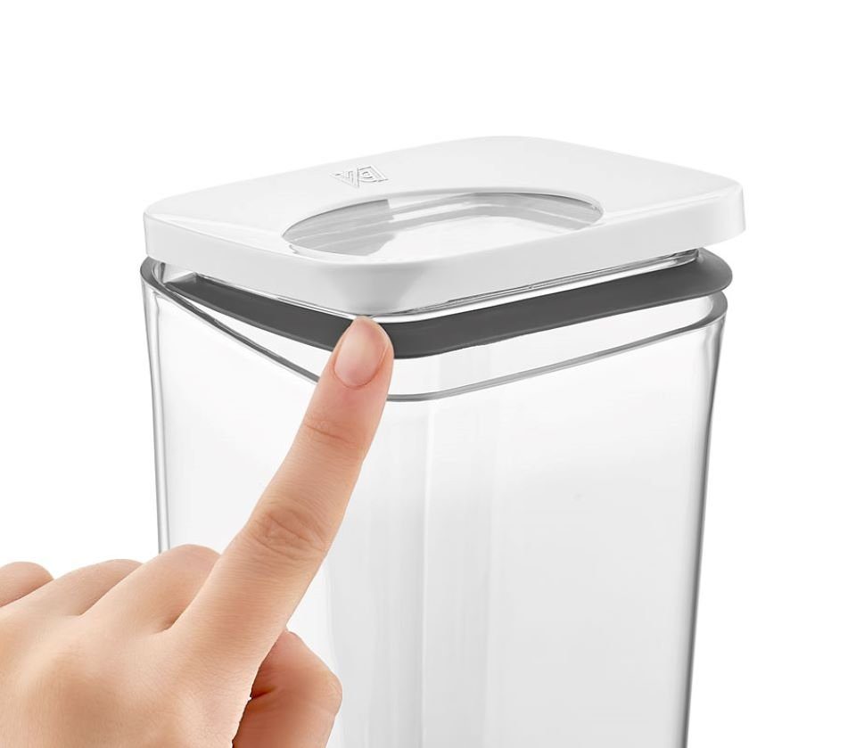 Bems Home Vorratsdose Vorratsbehälter, 3er Weiß, (3-tlg) BPA Kunststoff, ml, Set, Freies 900 VP-279
