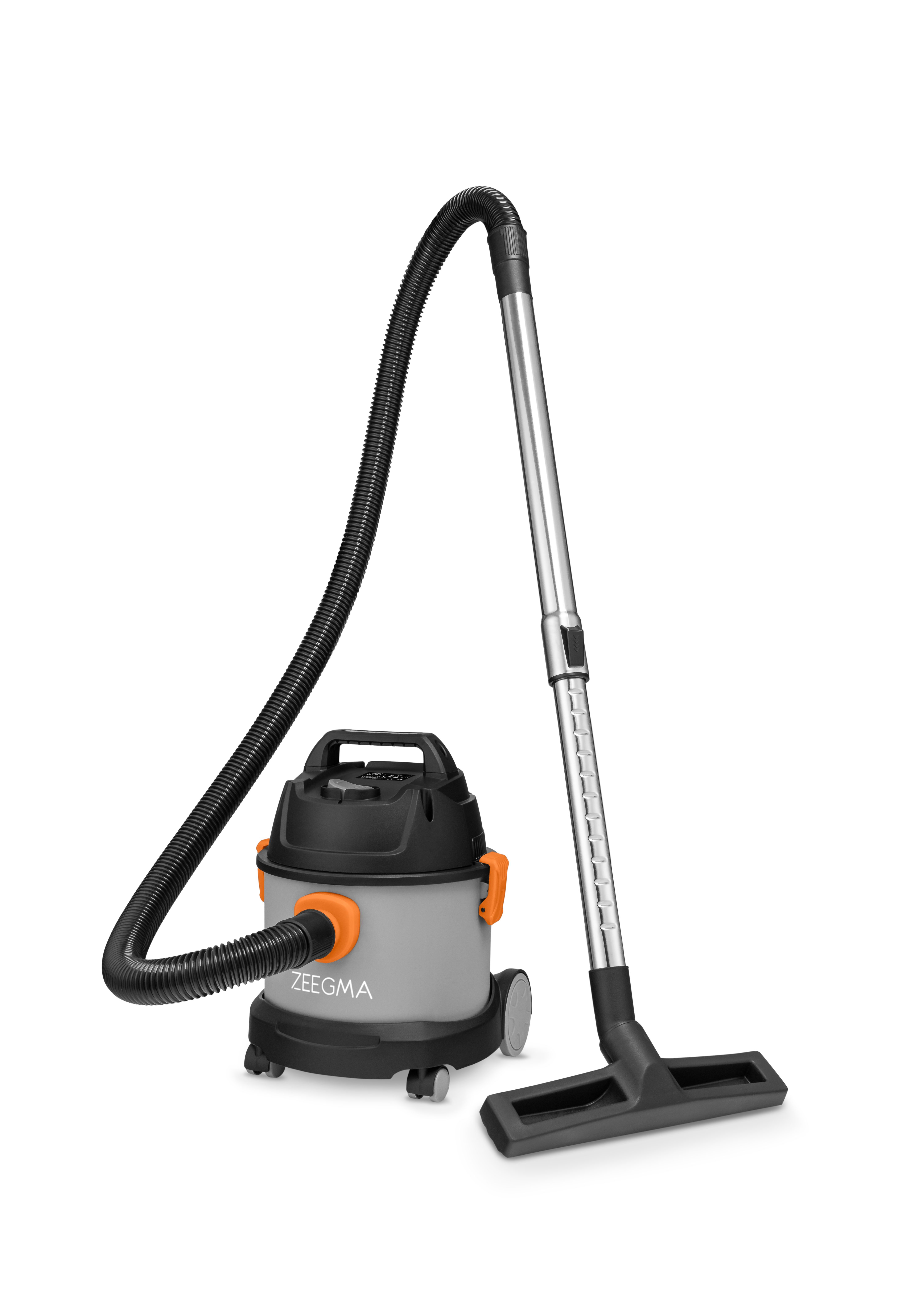 Zeegma Industriesauger Zonder Pro Compact, 1000,00 W, mit Beutel für trockenes Saugen, ohne Beutel für Saugen mit Wasser, Staubsauger für Trocken- und Nasssaugung + Gebläsefunktion