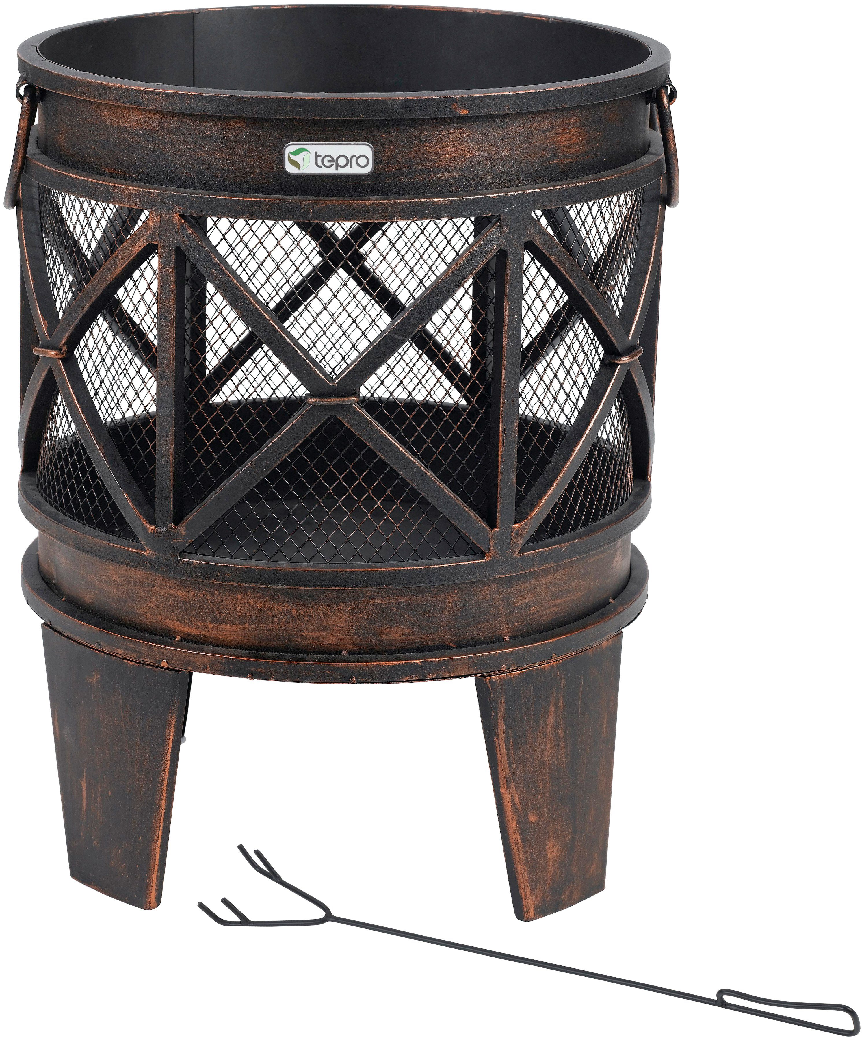 Tepro Feuerstelle Gracewood, BxLxH: 42x42x53 cm