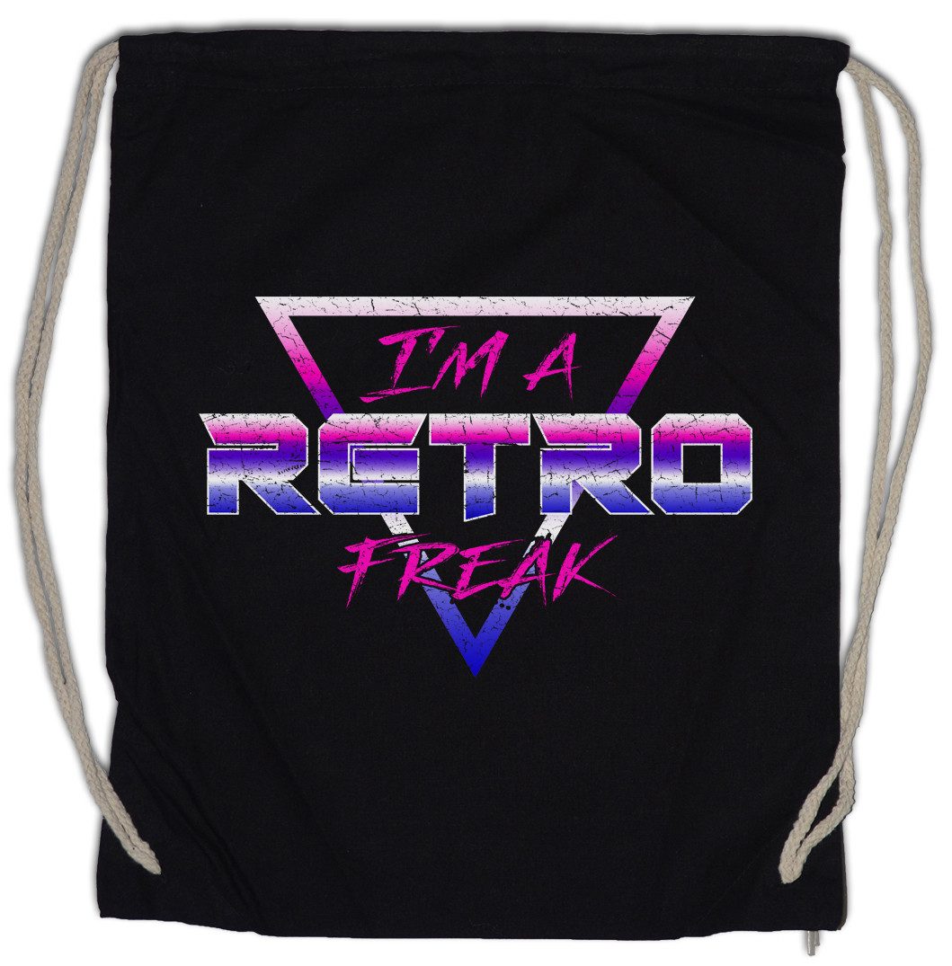 Turnbeutel I'm A Retro Freak Turnbeutel Gamer Gaming Geek Nerd Fun 8 16 Bit