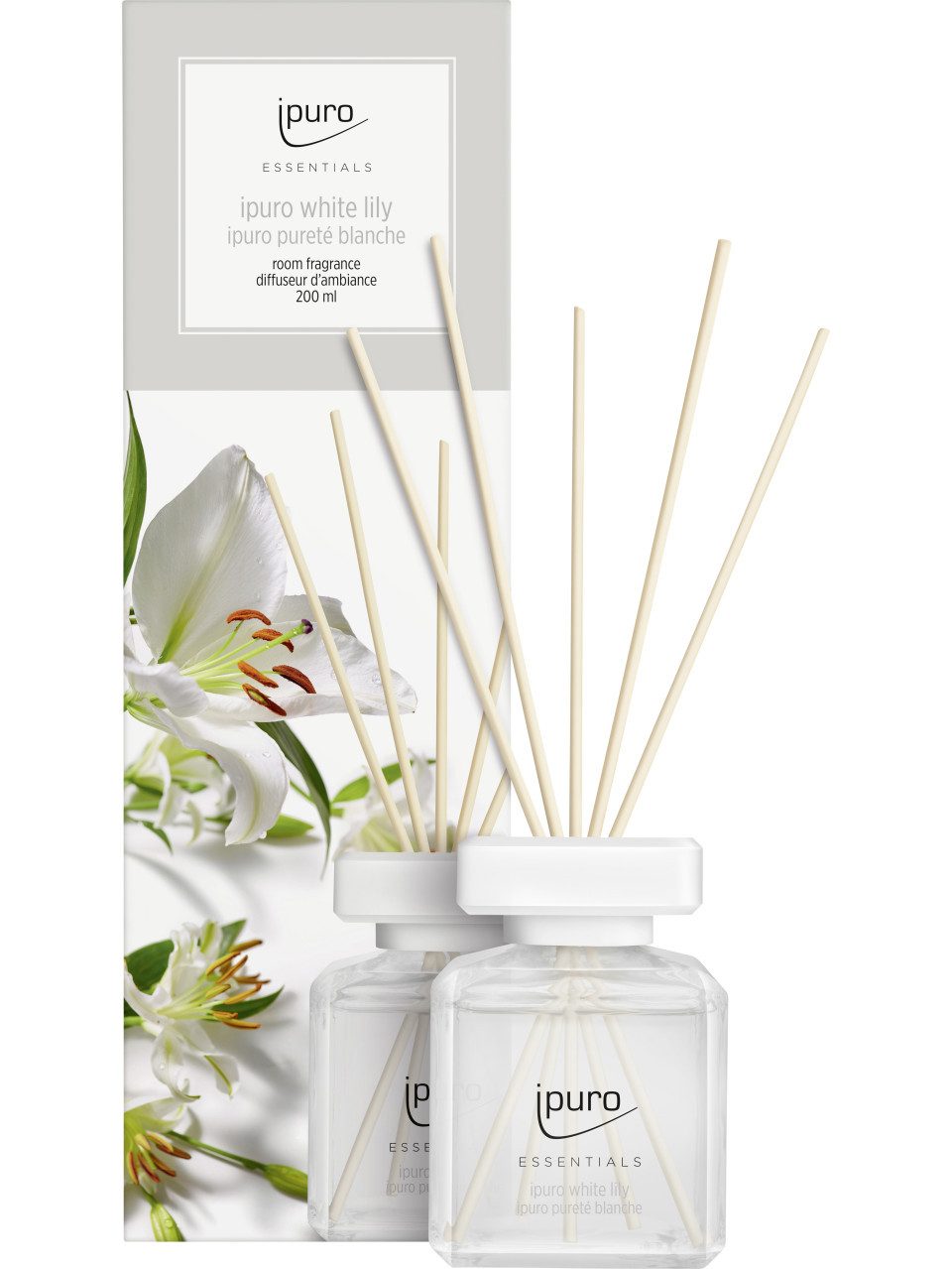 IPURO Raumduft ipuro ESSENTIALS Raumduft White Lily 200 ml