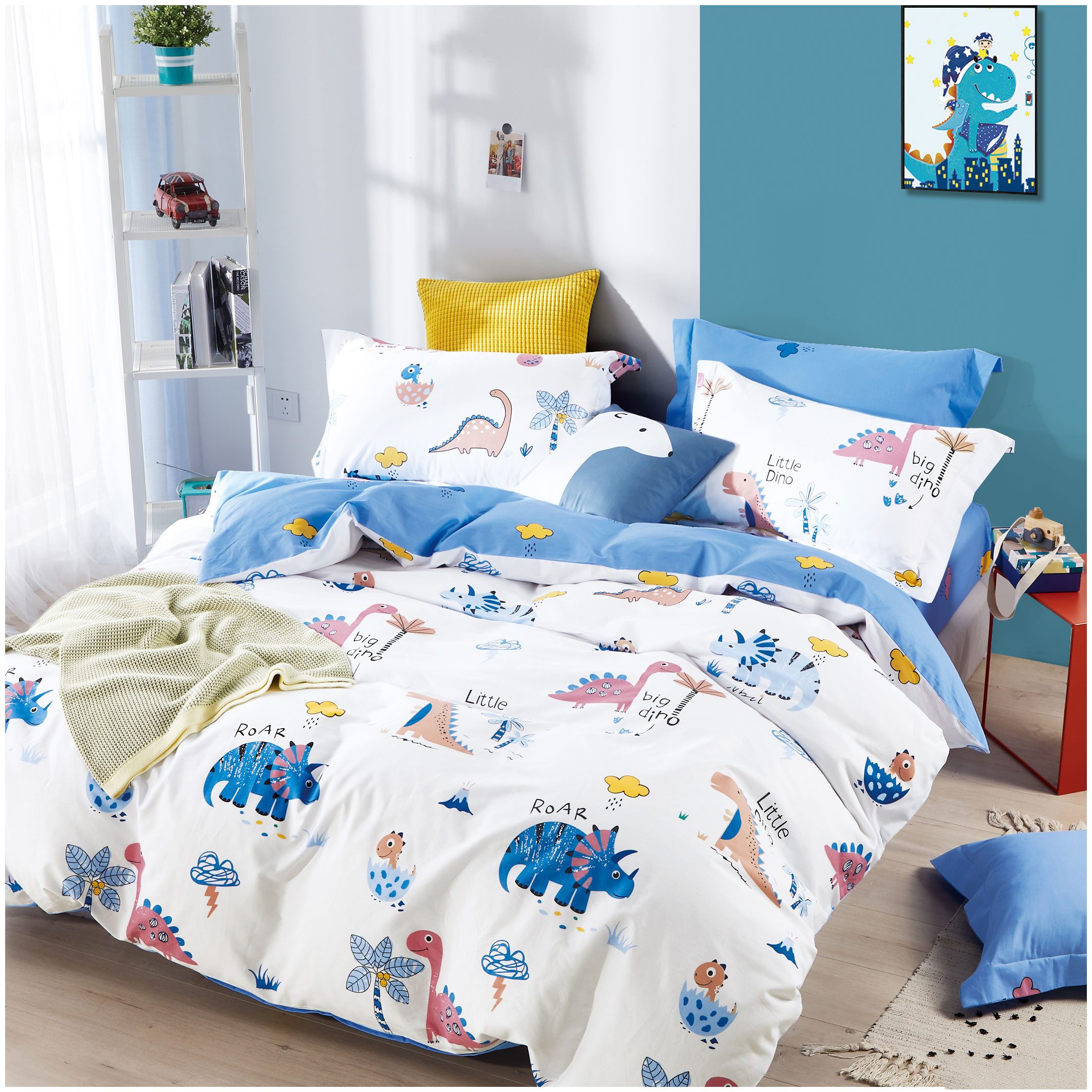 KEAYOO Kinderbettwäsche QWKL, Baumwolle, 2 teilig, 100% Baumwolle Kinderbet günstig online kaufen