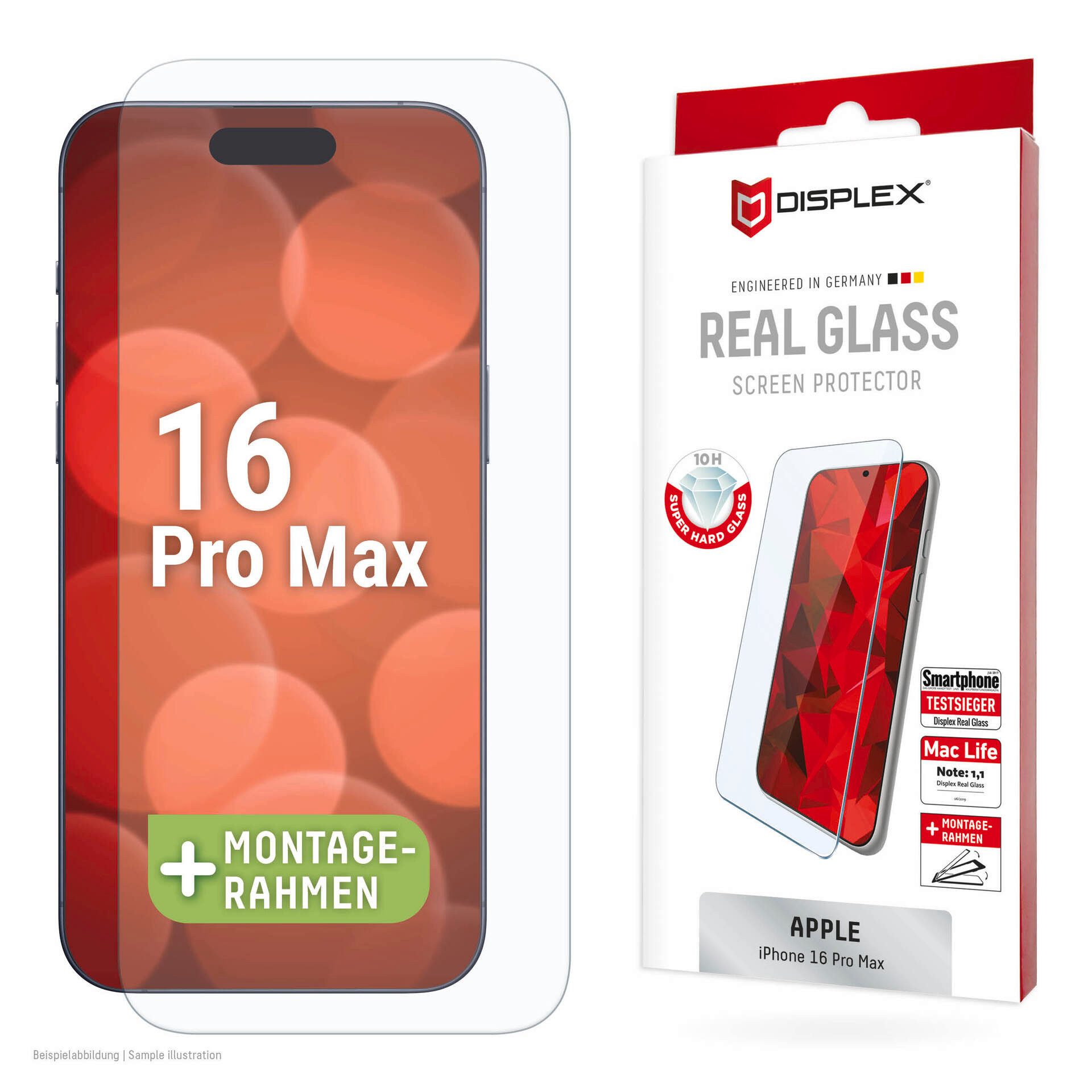 Displayschutzglas Real Glass Screen Protection