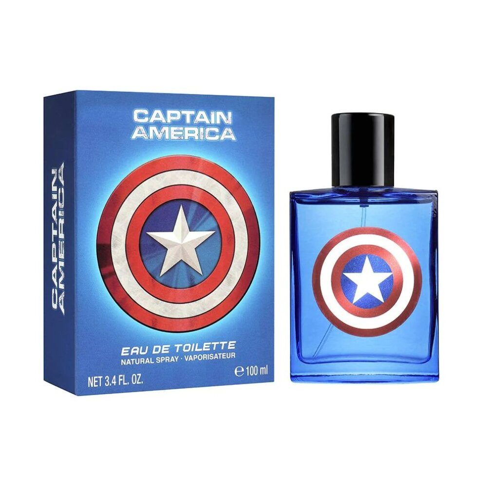Air-Val Eau de Toilette Marvel, Captain America, Eau de Toilette, für Herren