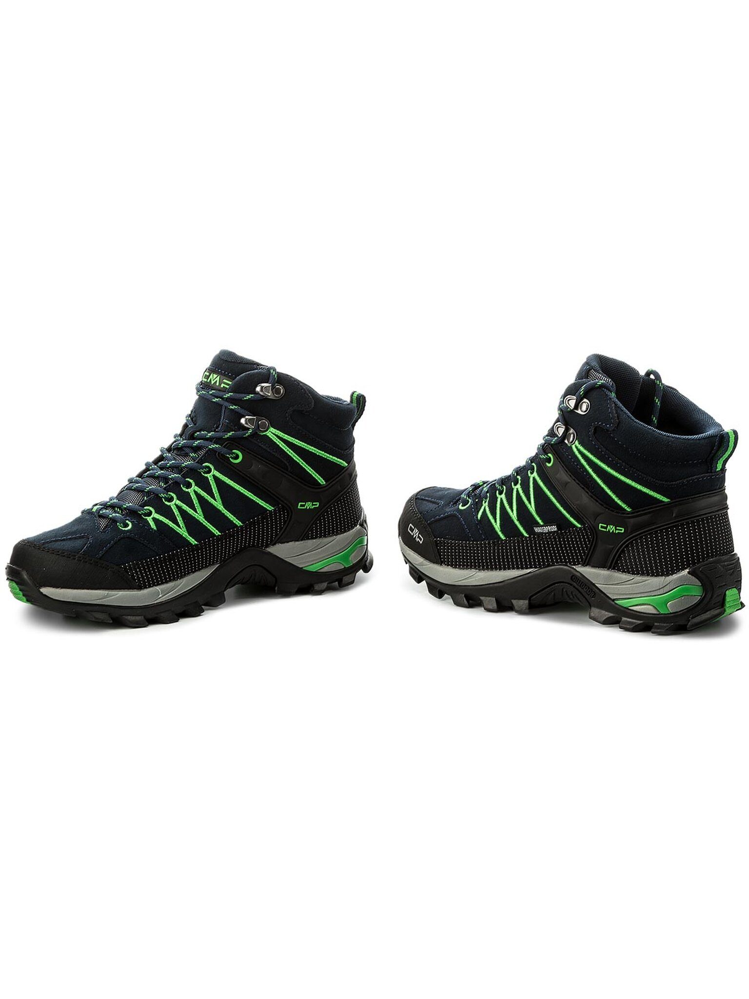 CMP Trekkingschuhe Rigel Mid Trekking Shoes Wp 3Q12947 B.Blue/Gecko 51AK Trekkingschuh
