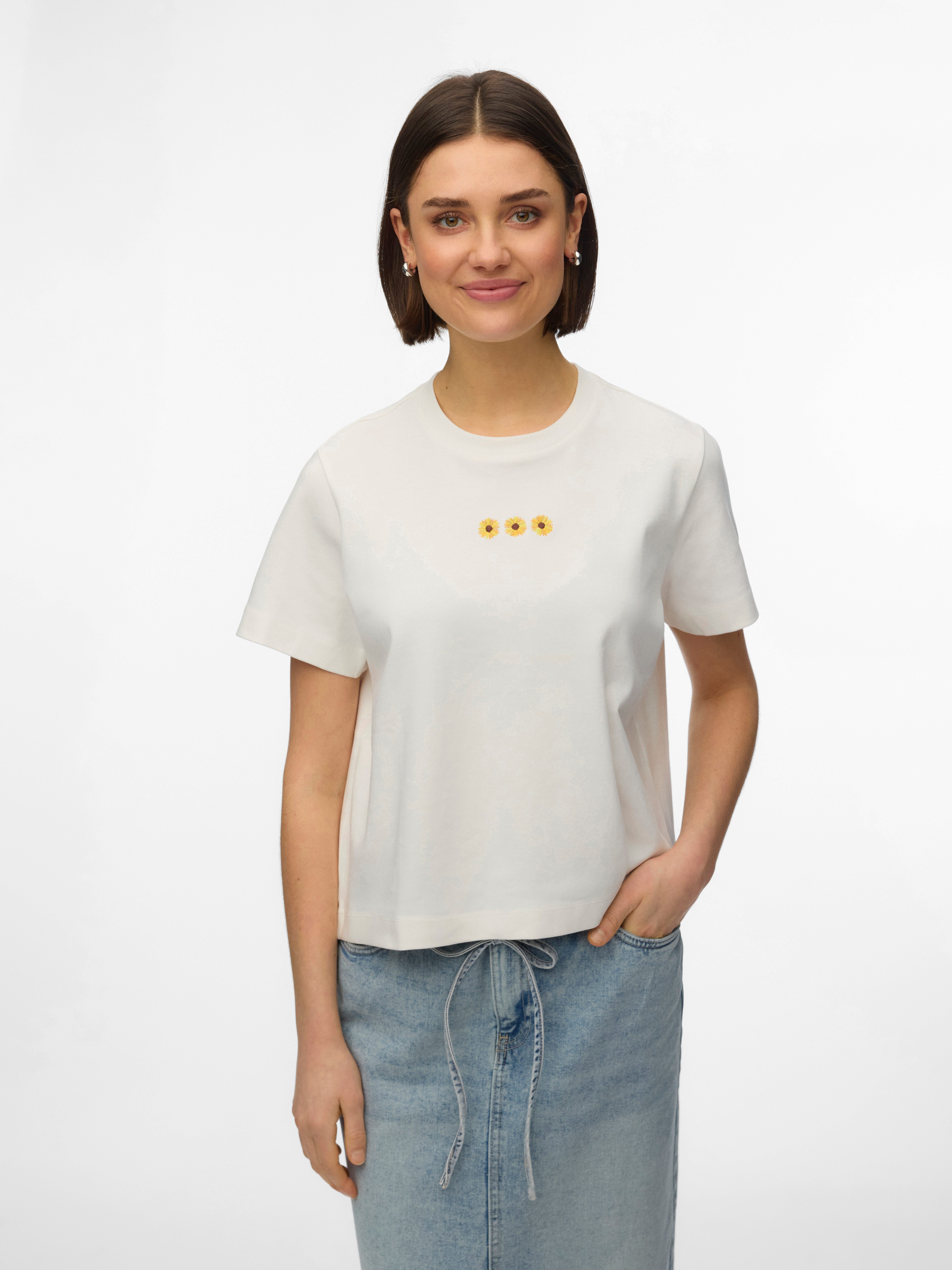 Kurzarmshirt VMSARA METTE SS TOP BOX JRS GA NOOS