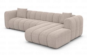 Sofa Dreams Ecksofa Stoff Luxus Ecksofa Polster Couch Stoffsofa Almagro L Form kurz, Loungesofa