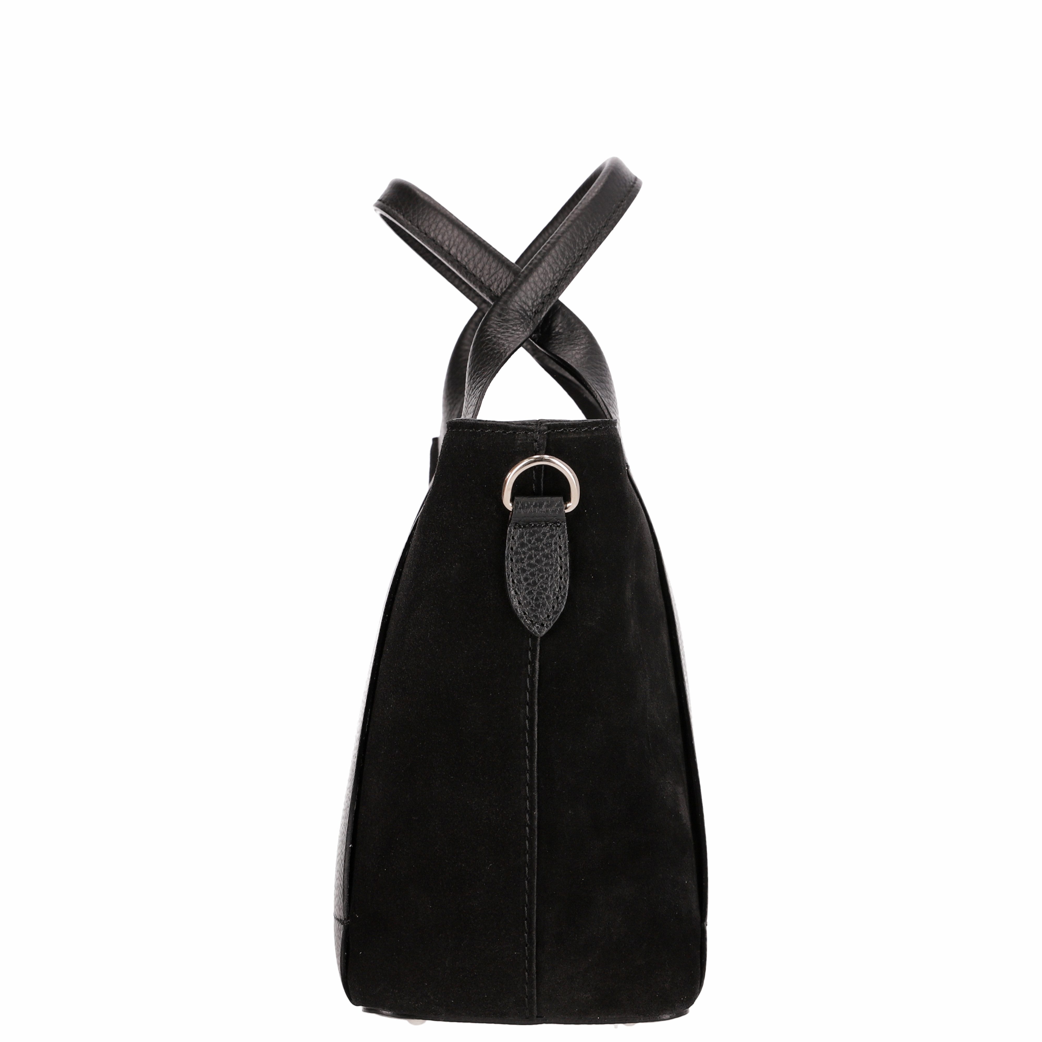 Botego Umhängetasche Damen echtes Leder, Schultertasche Damen Wildleder, Le günstig online kaufen