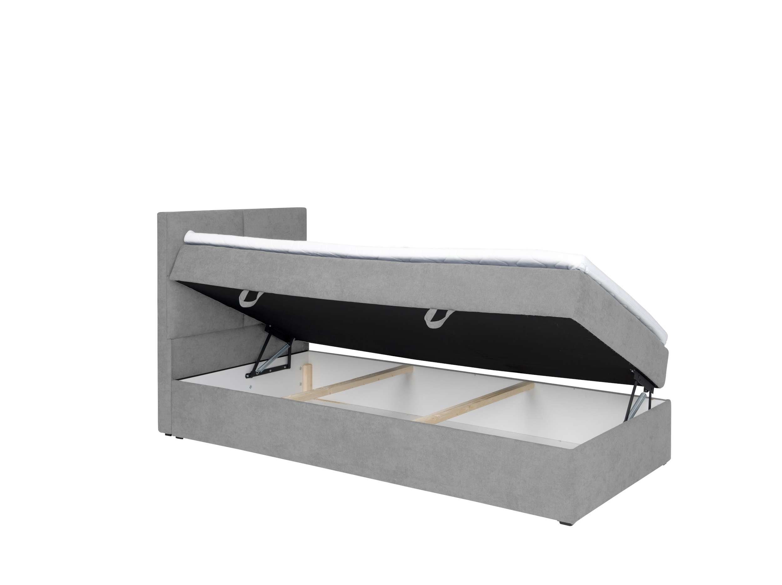 99rooms Boxspringbett Larni (Schlafzimmerbett, Bett), 70/80/90/100 x 200 cm, mit Topper, Bettkasten, Bonellfederkern