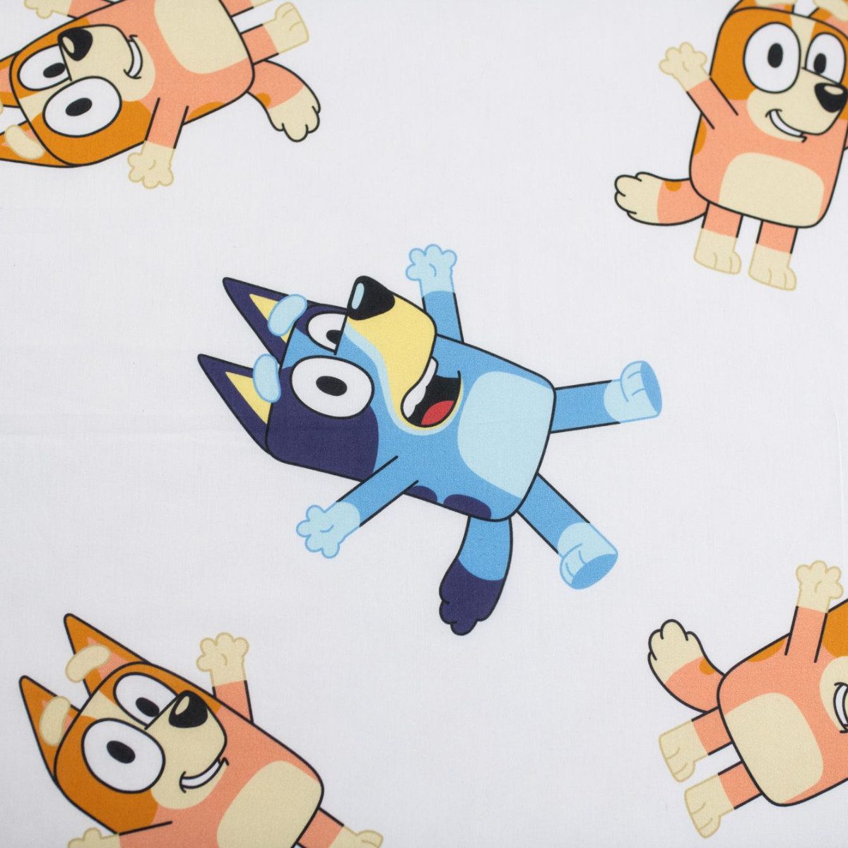 Bluey Spannbettlaken 90 x 200 + 25 cm Kinderbett Matratze Zuhause, Baumwolle – Bild 3 von 3