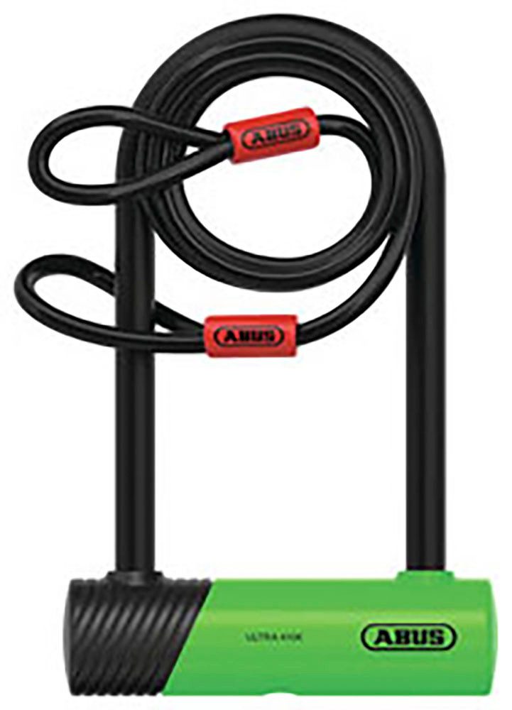 ABUS Bügelschloss Ultra Mini 410K/150HB GN SH34 + Cobra 10/120