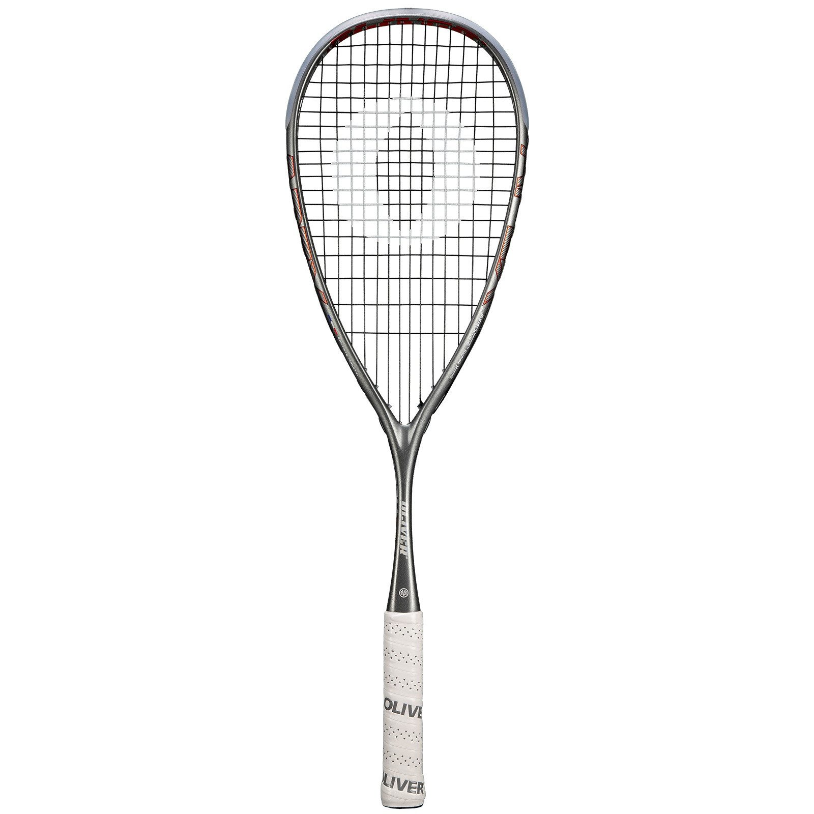 Squashschläger Apex 5.0 Champion Edition (125g/ausgewogen) silber - besaitet