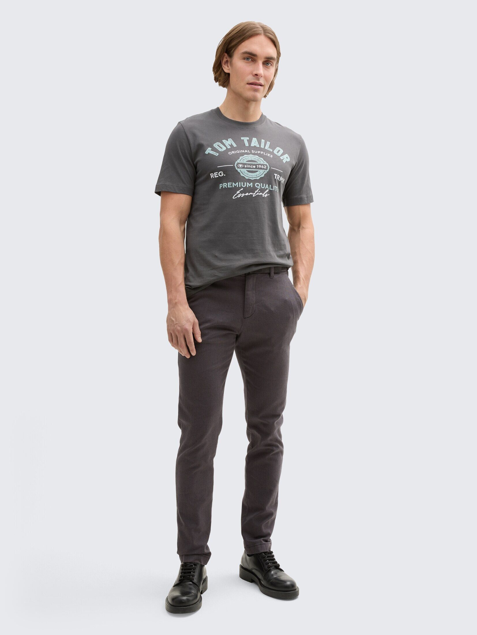 TOM TAILOR Chinohose Hosen & Chino TTTRAVIS SLIM Chino Hose mit Gürtel günstig online kaufen