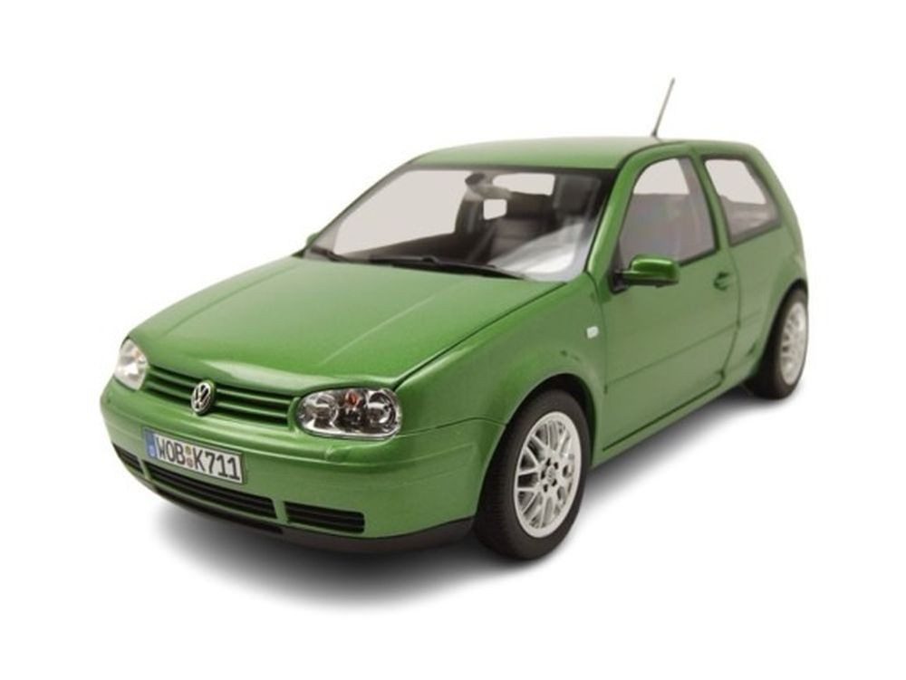 Norev Modellauto VW Golf 4 GTI 1998 grün metallic, Maßstab 1:18