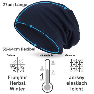 style3 Beanie Warme Herbst Mütze Damen Herren Haube Winter Laufen Sport Rad Chemo