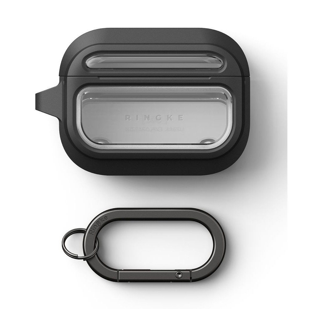 Ringke Kopfhörer-Schutzhülle Magnethülle Schutzschale Ohrhörerhülle, MagSafe-kompatibel, Karabiner, stoßfest