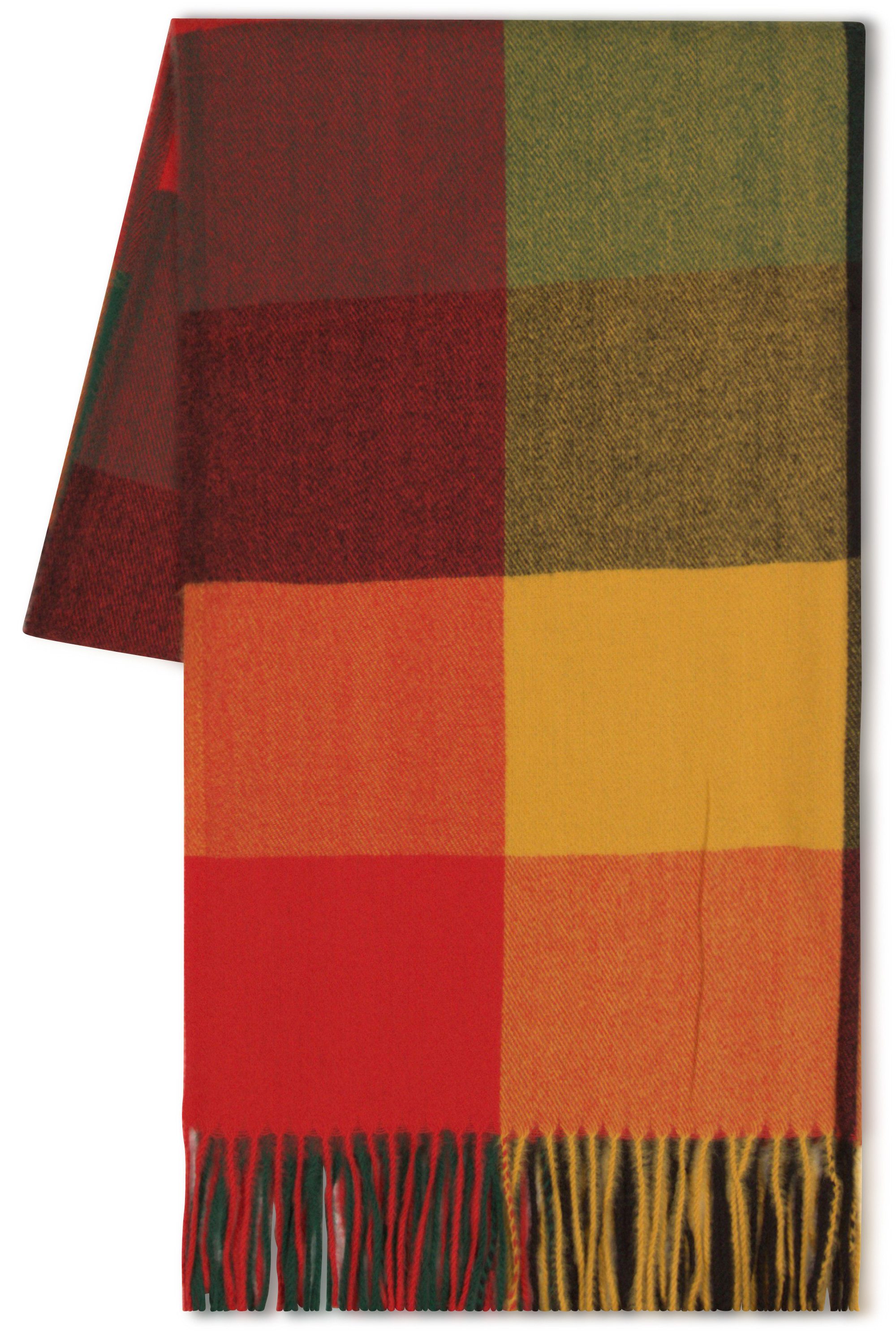 malito more than fashion Modeschal langer karierter Winterschal S602, langer karierter XXL Winterschal / Stola / Überwurf / Pashmina