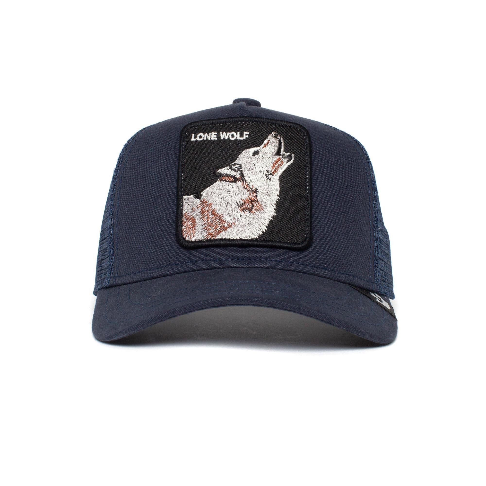 Trucker Cap Goorin Bros. KIDS Little Howler (Wolf) Trucker Cap Navy