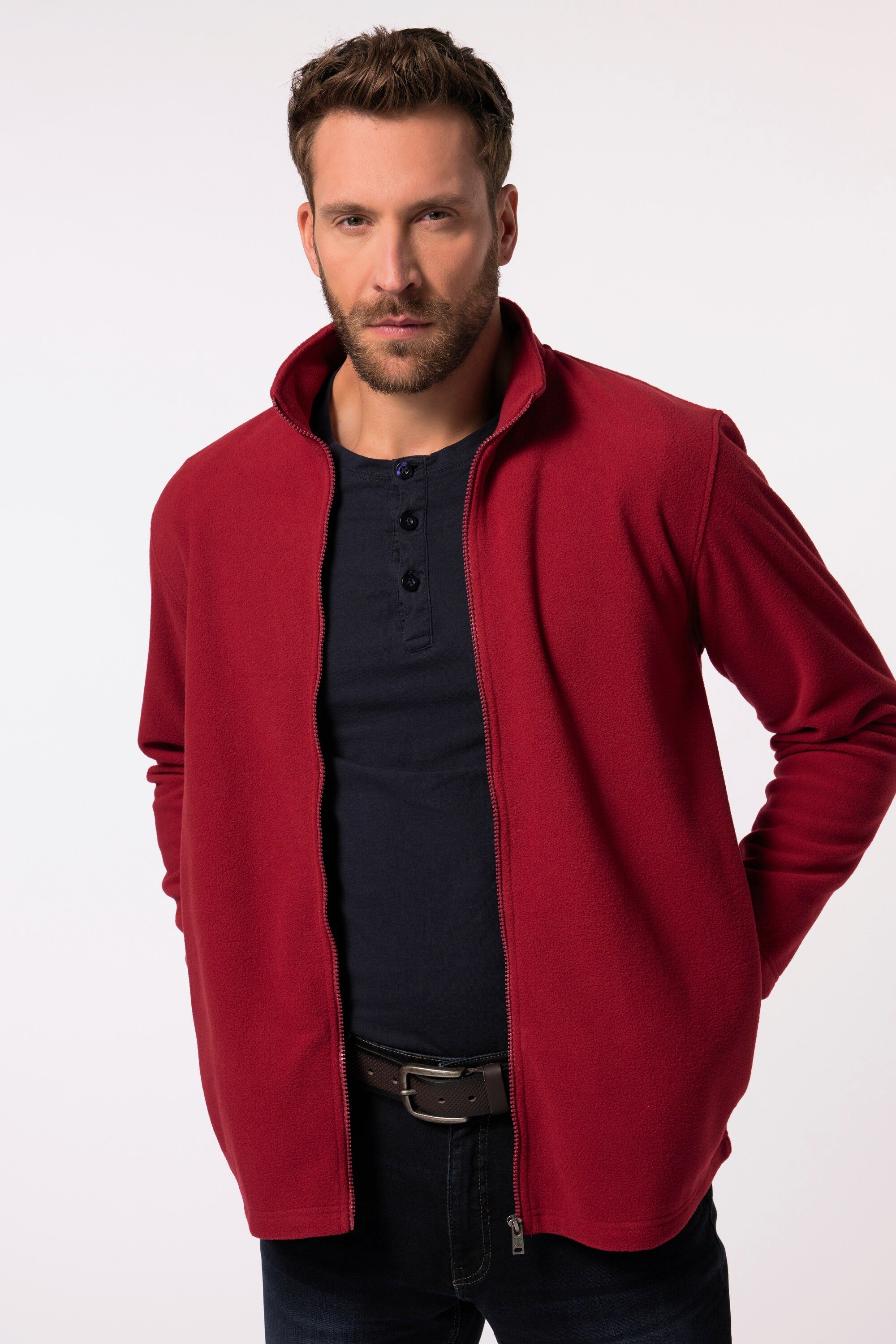 JP1880 Fleecejacke bis 7 XL Fleece Jacke Sweat-Jacke Stehkragen günstig online kaufen