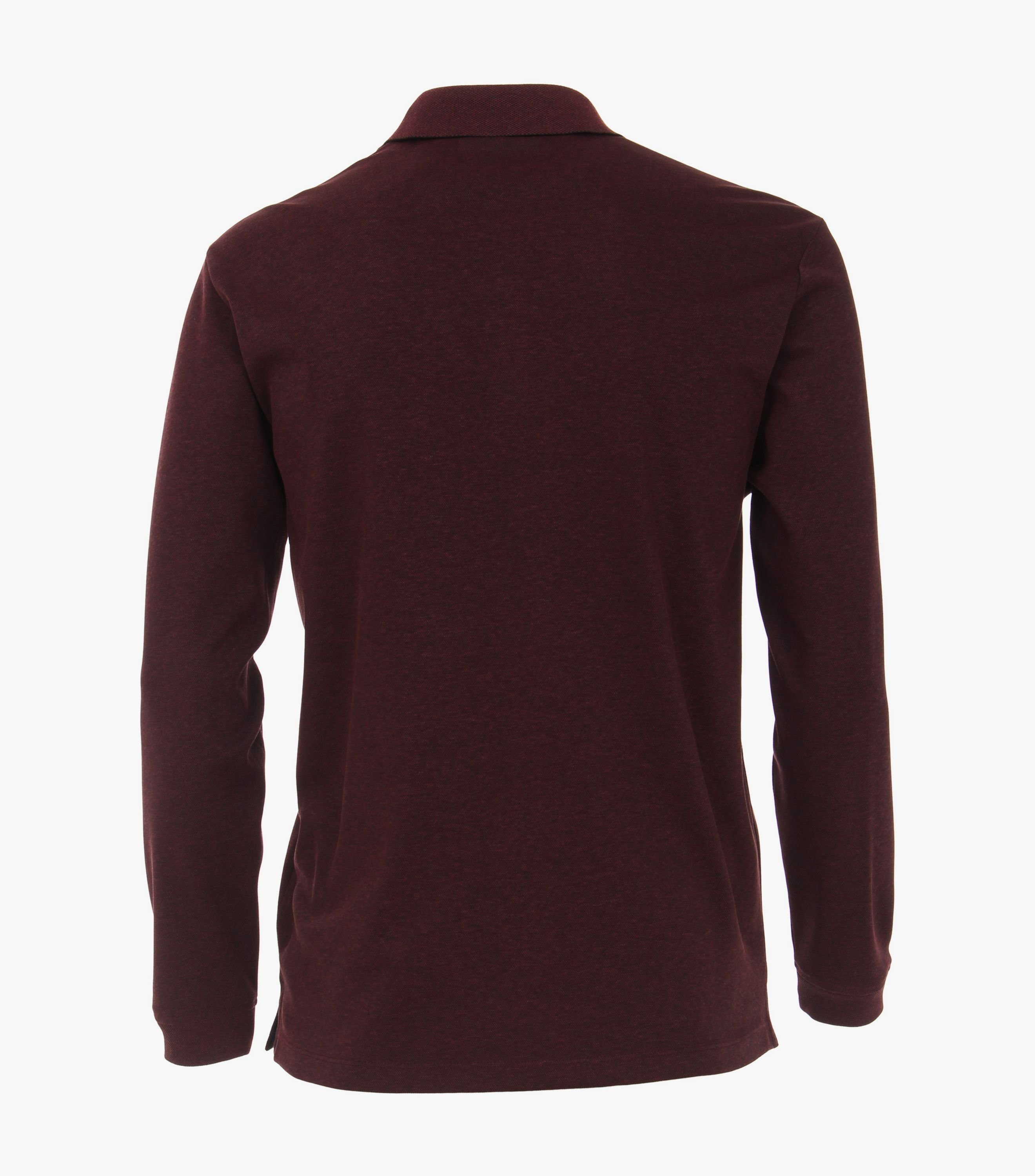 CASAMODA Dunkelrot Langarm-Poloshirt 403478000