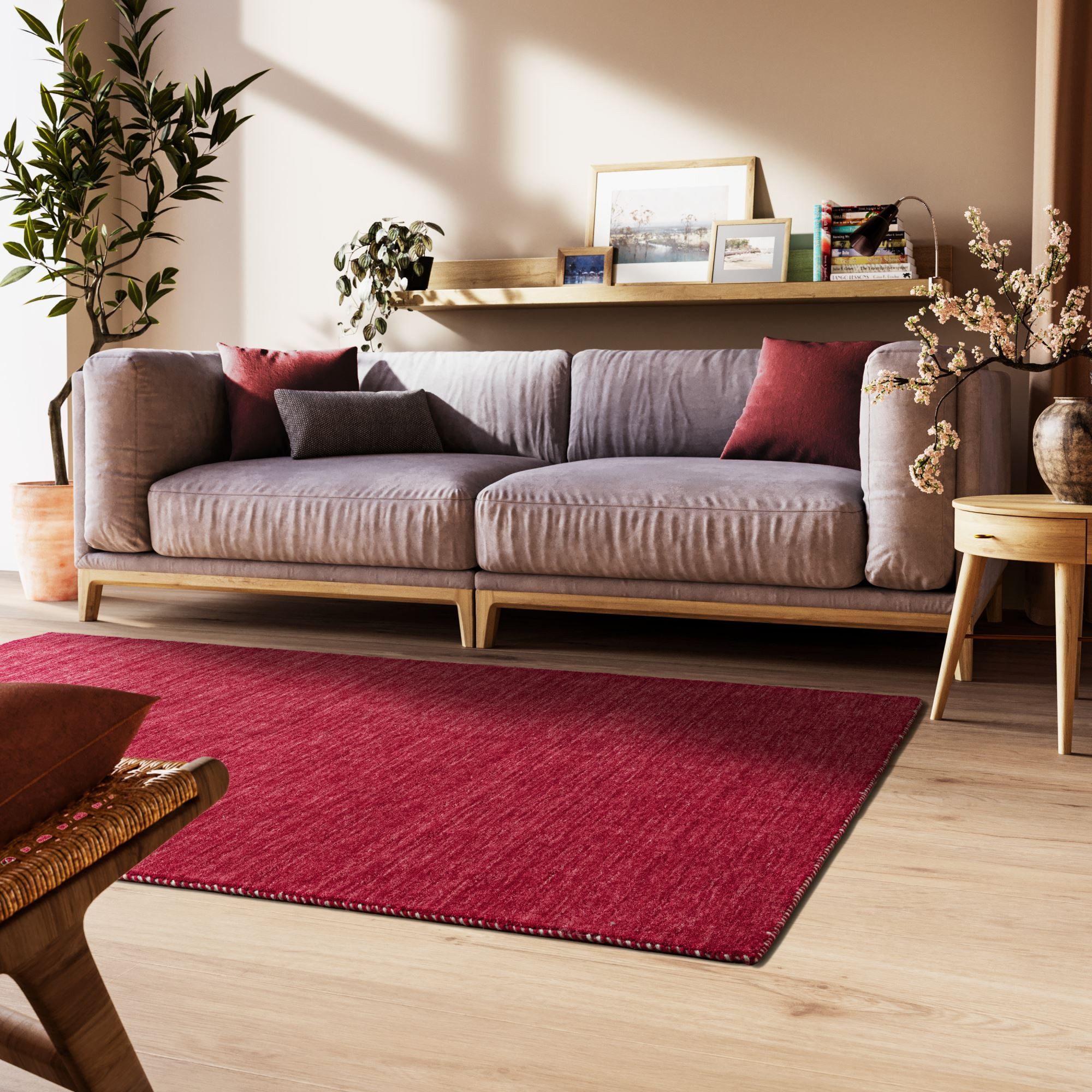 Steffensmeier Wollteppich Nomade, Rechteckig, Gabbeh, 100 % Schurwolle