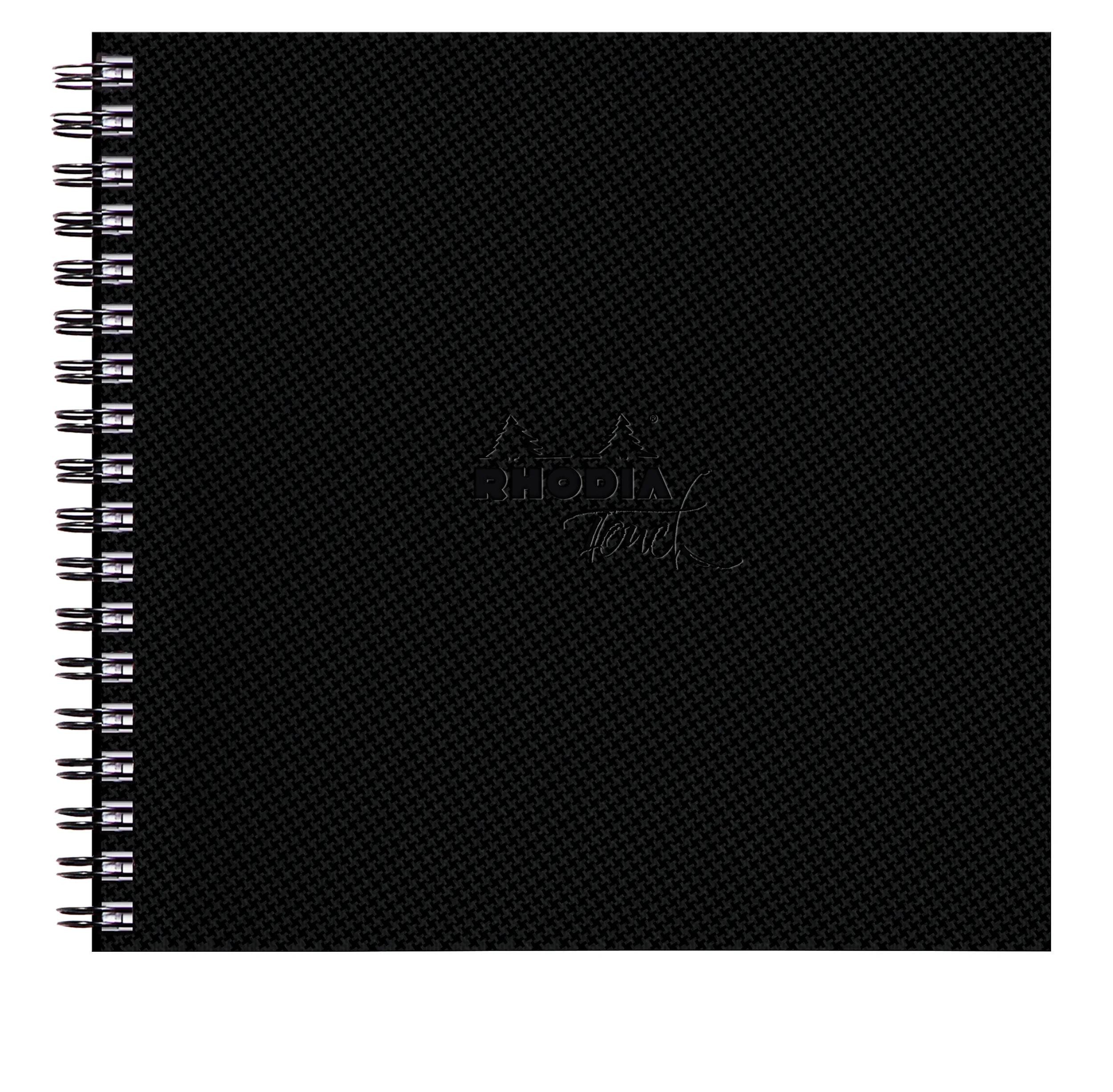 Rhodia Zeichenpapier Watercolor Book Papier 100% Hadern 300g 20 Bl 21x21 cm Schwarz 116151C, Rhodia, Blöcke, Hefte und Notizbücher