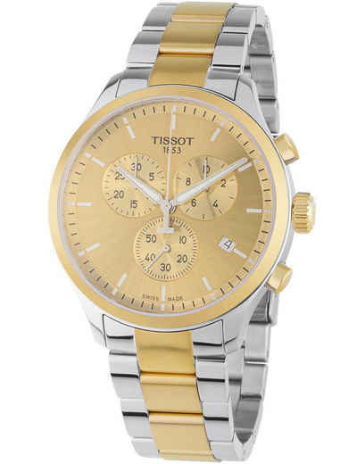 Tissot Schweizer Uhr Tissot T116.617.22.021.00 Herrenuhr Chrono XL 45mm