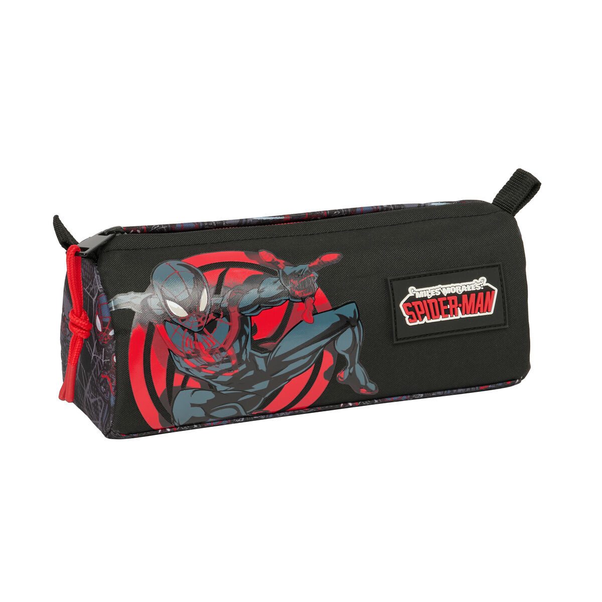 Spiderman Federtasche Federmappe Spider-Man Schwarz 21x8x7 cm