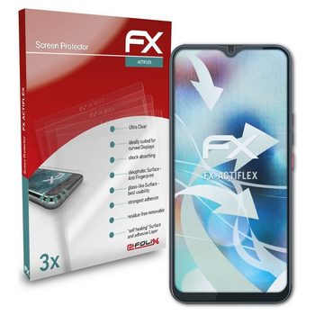 atFoliX Schutzfolie Displayschutzfolie für Gigaset GS5, (3 Folien), Ultraklar und flexibel
