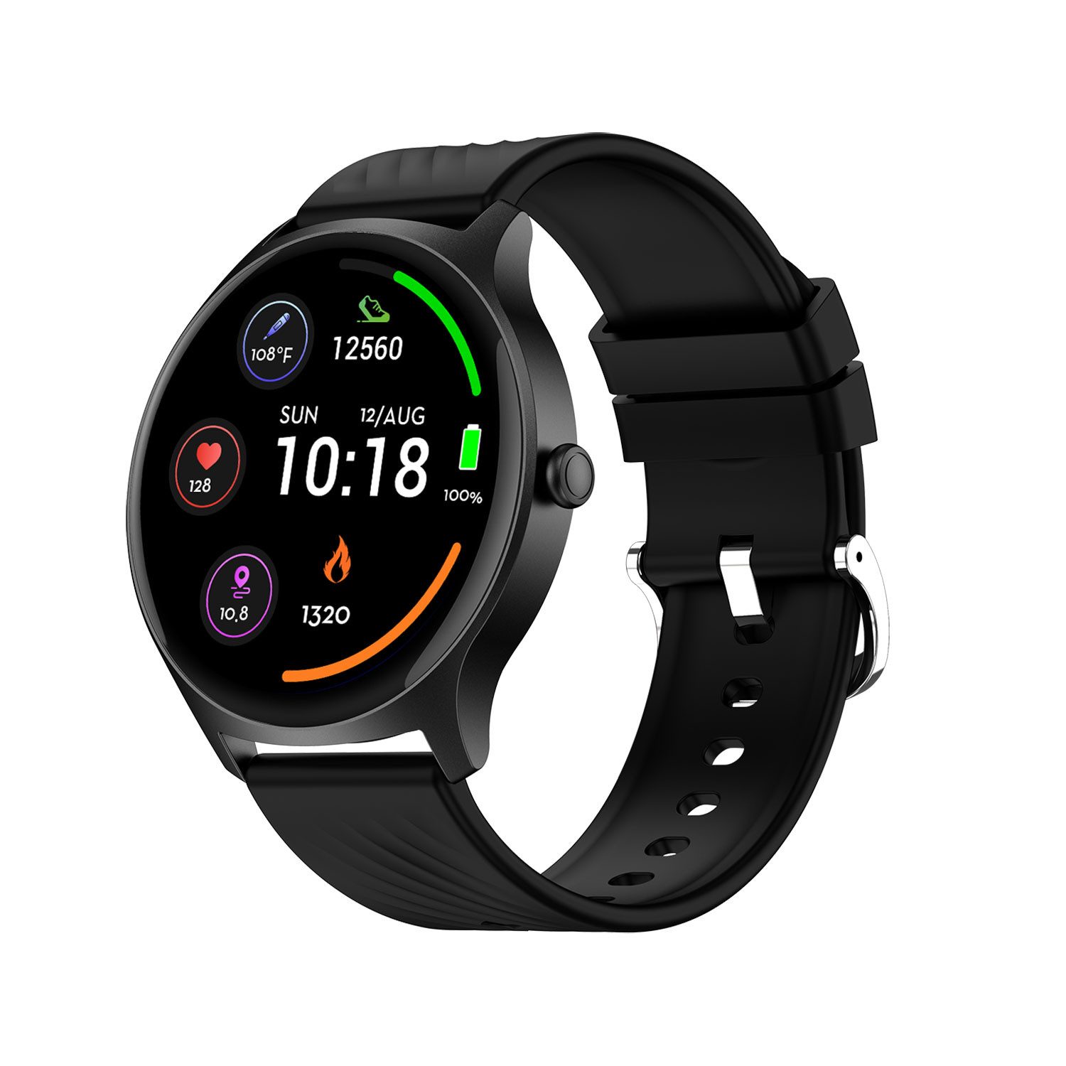 Denver SWC-387B Smartwatch (3,6 cm/1,43 Zoll, Proprietär (herstellerspezifisch)