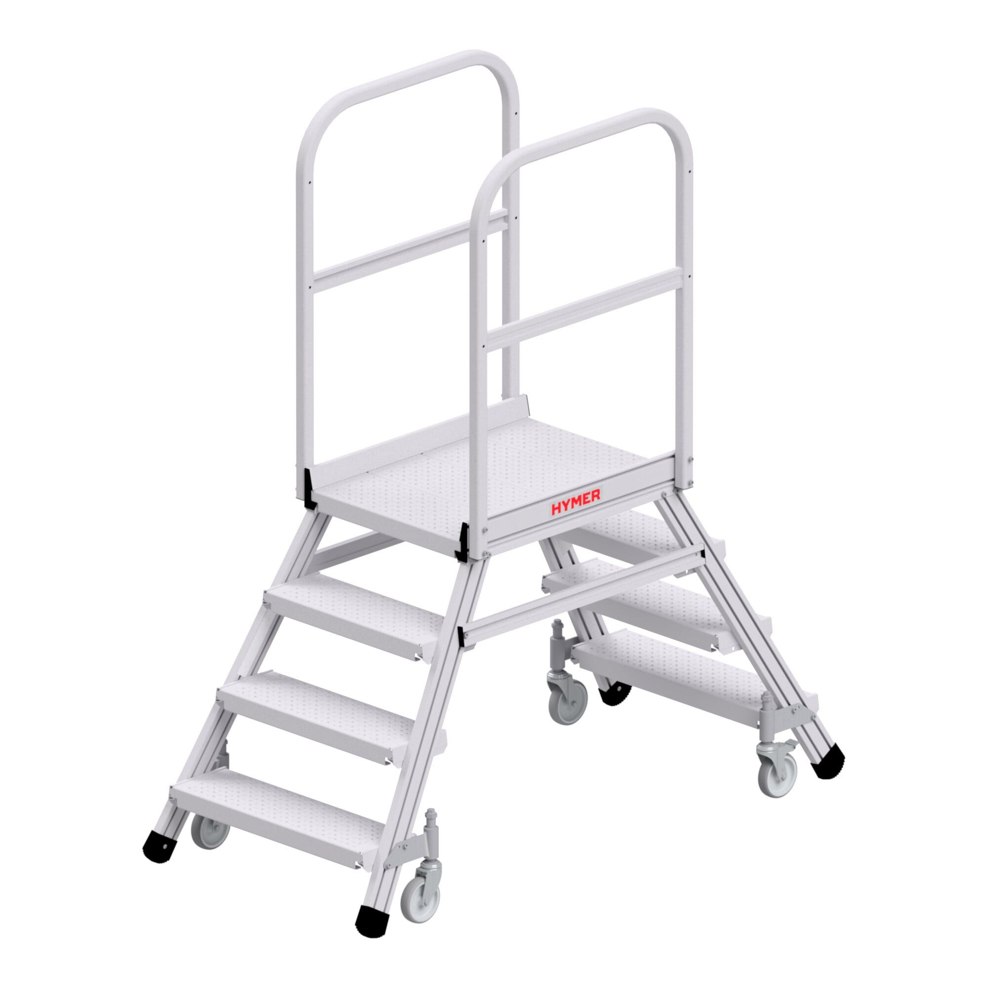 Hymer Treppenstufe Hymer Podesttreppe R13 fahrbar, beidseitig begehbar, 2x4 Stufen, Stand