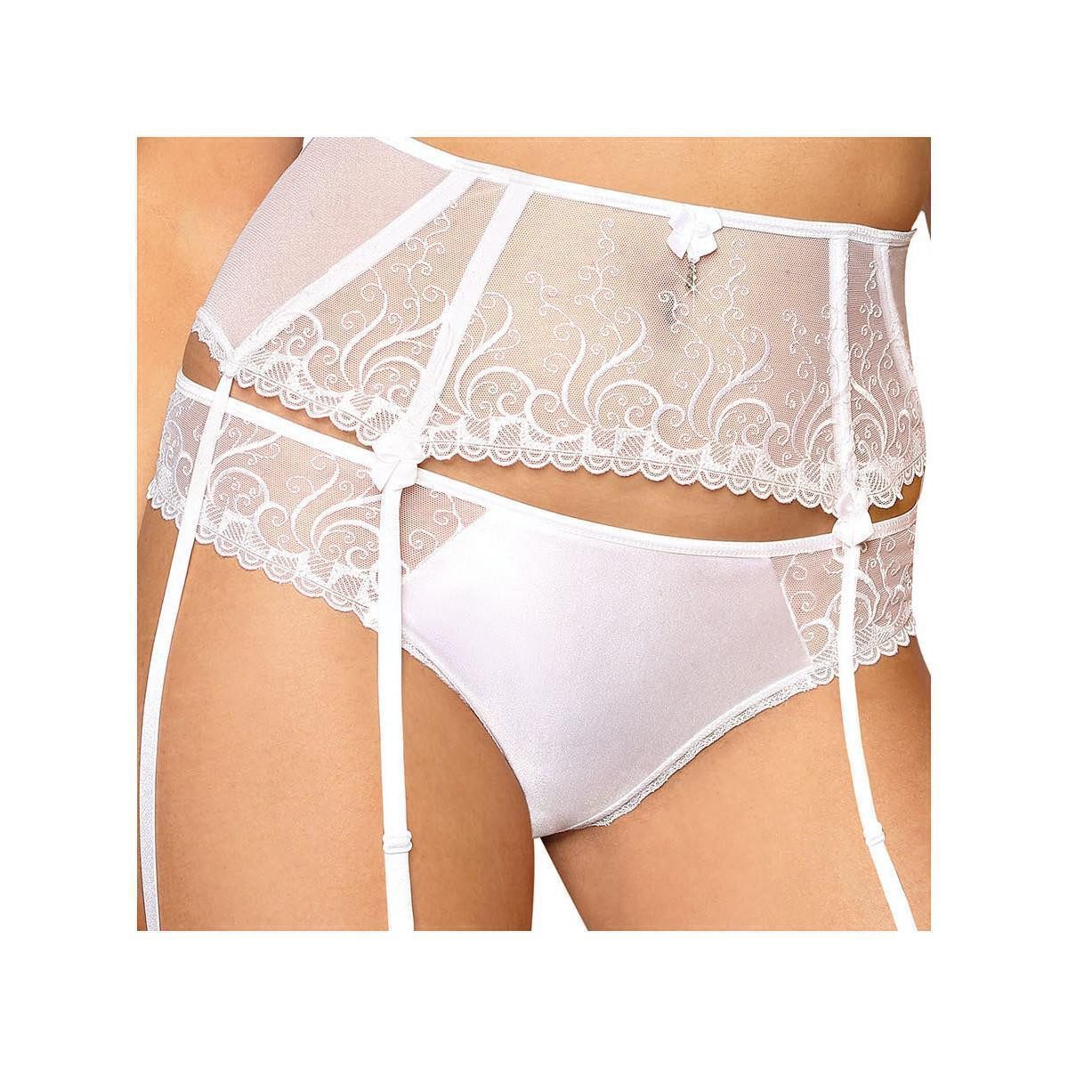 Strapsgürtel RZ Anuk garter belt weiss - (L,M,S,XL)
