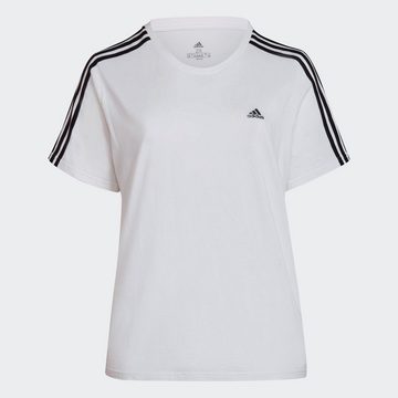 adidas Sportswear T-Shirt ESSENTIALS SLIM 3-STREIFEN – GROSSE GRÖSSEN