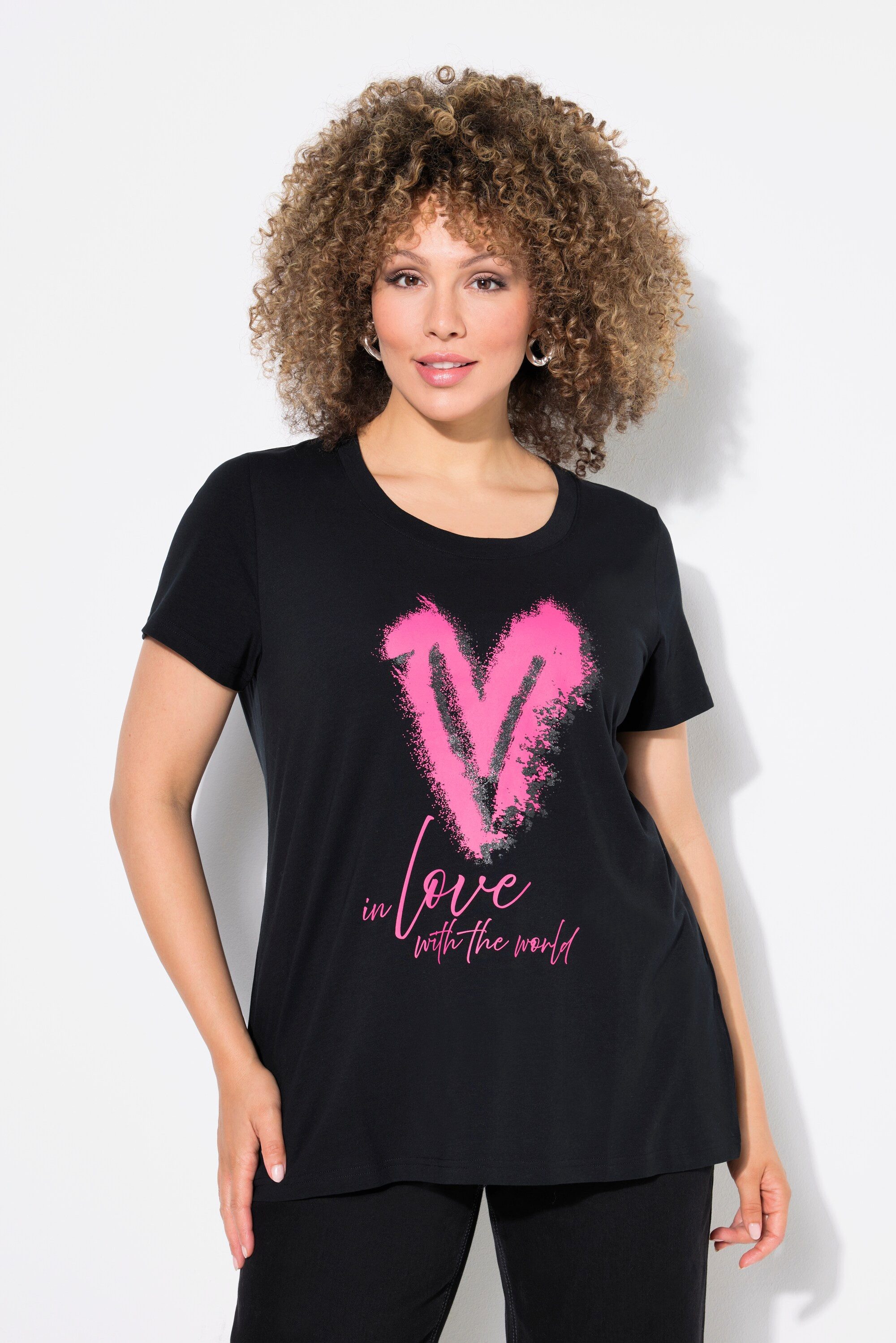 Ulla Popken T-Shirt T-Shirt Herz Classic günstig online kaufen