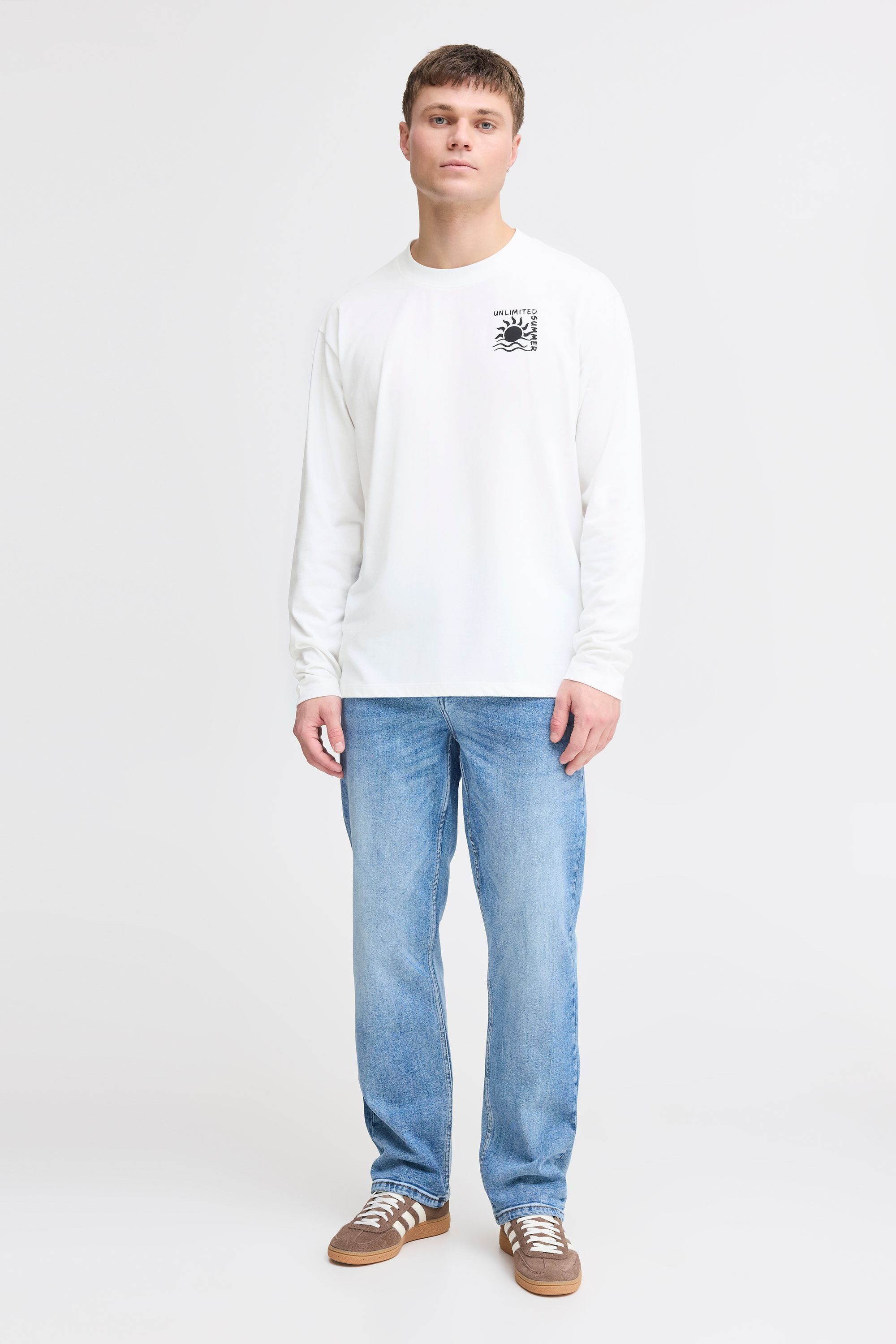 !Solid Langarmshirt SDOdani Stilvolles Langarmshirt