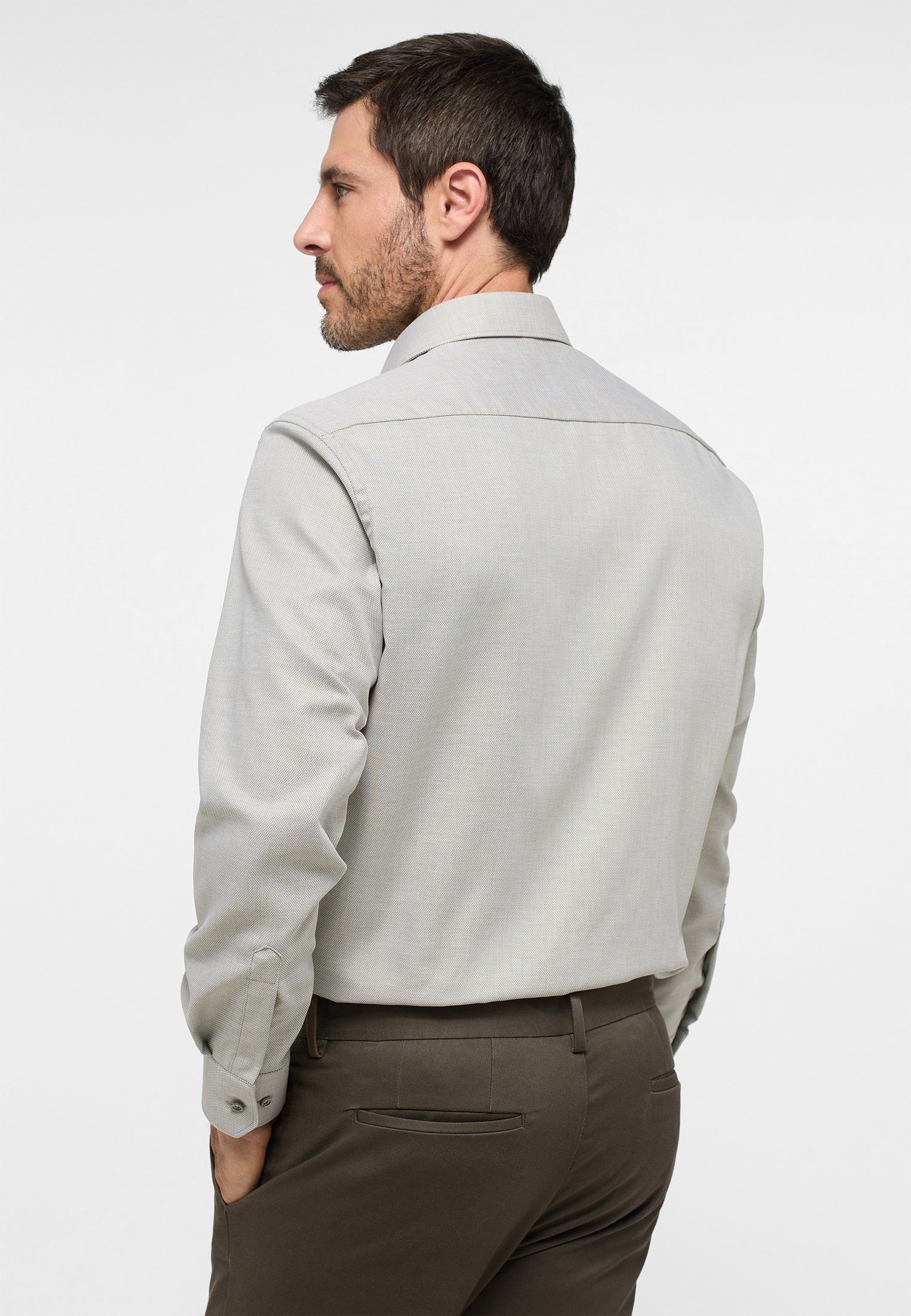 Langarmhemd FIT Eterna COMFORT khaki