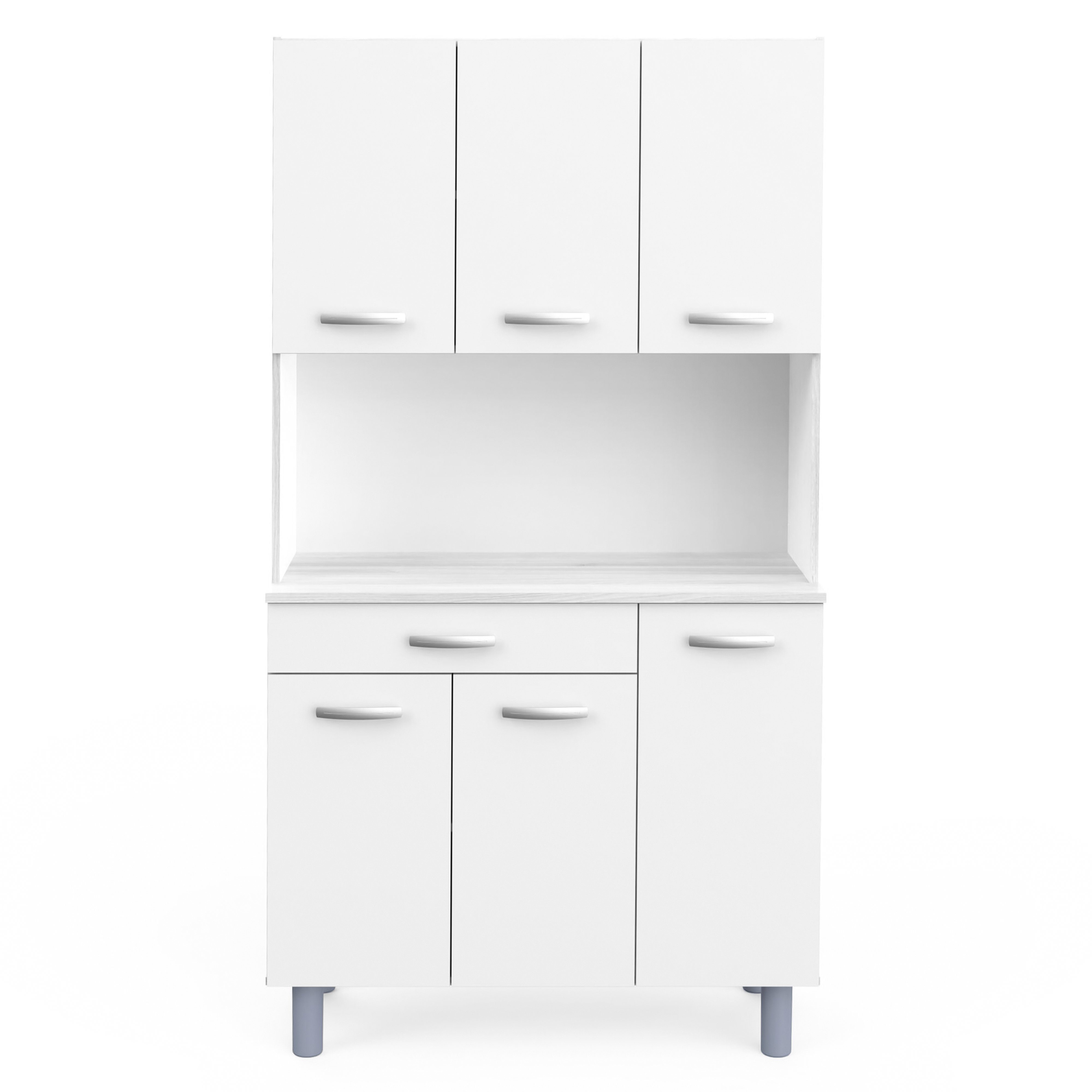 habeig Küchenbuffet Singleküche Küchenschrank Badschrank Küchenregal Küche extra schwer