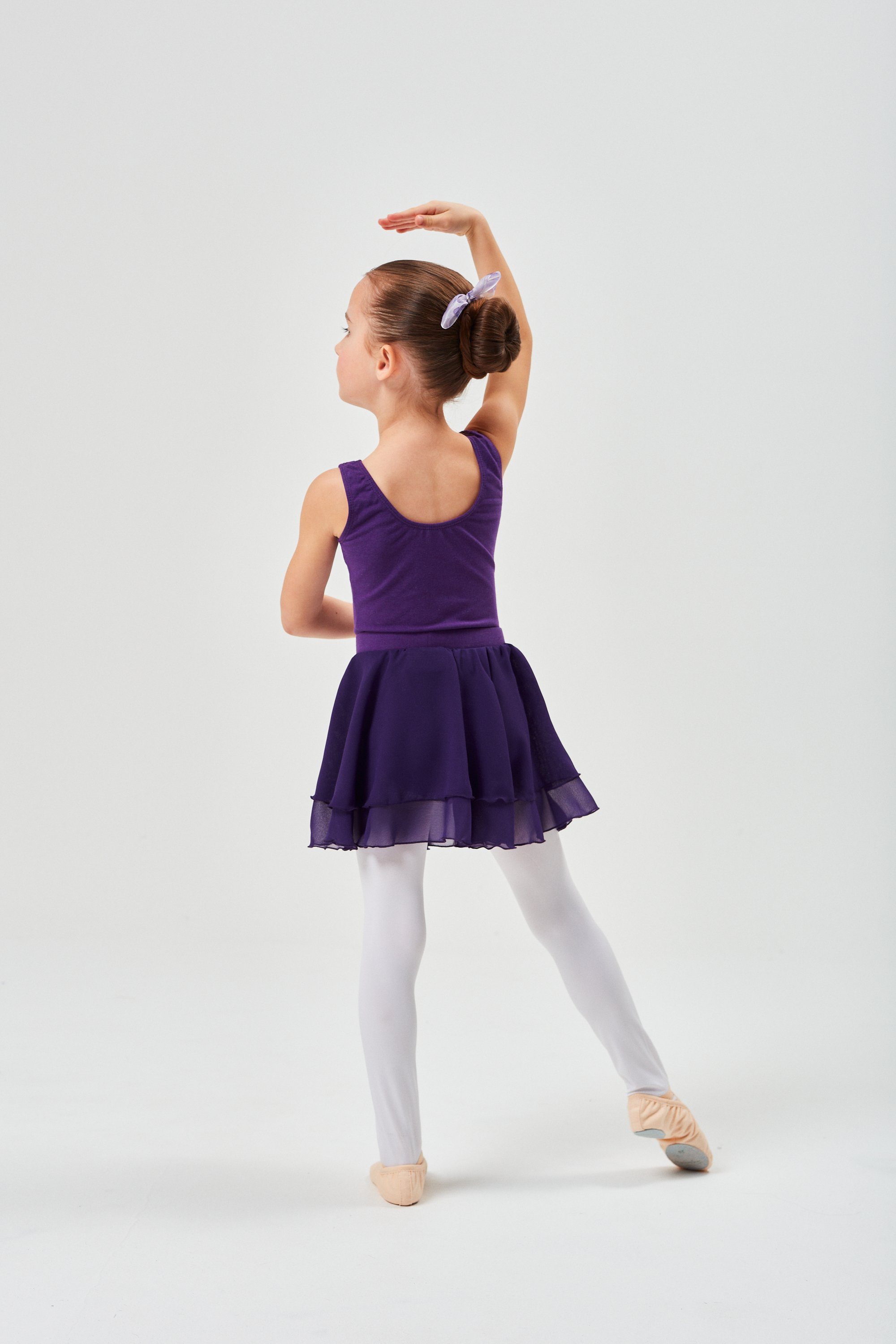 tanzmuster Schlupfrock Ballettrock Elli aus Chiffon zum Reinschlüpfen fürs Kinder Ballett