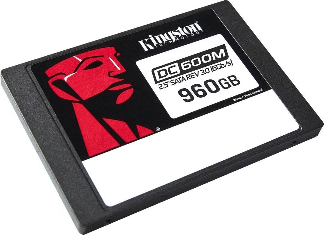 Kingston DC600M SATA SSD für Server und Workstations interne SSD (960 GB) intern" 560 MB/S Lesegeschwindigkeit, 530 MB/S Schreibgeschwindigkeit