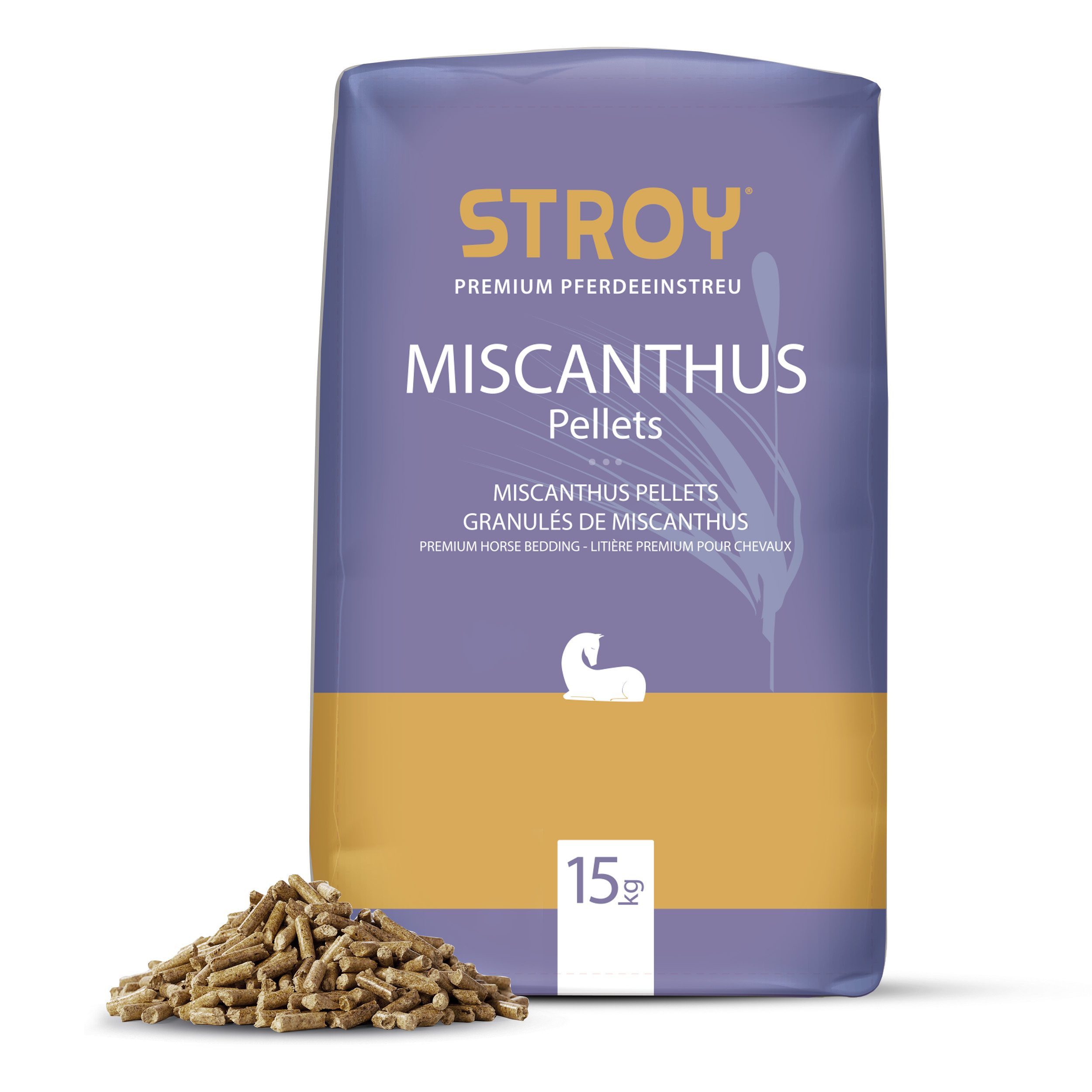 STROY Strohpellet-Einstreu Miscanthus Pellets Einstreu (Paket, 1-tlg)