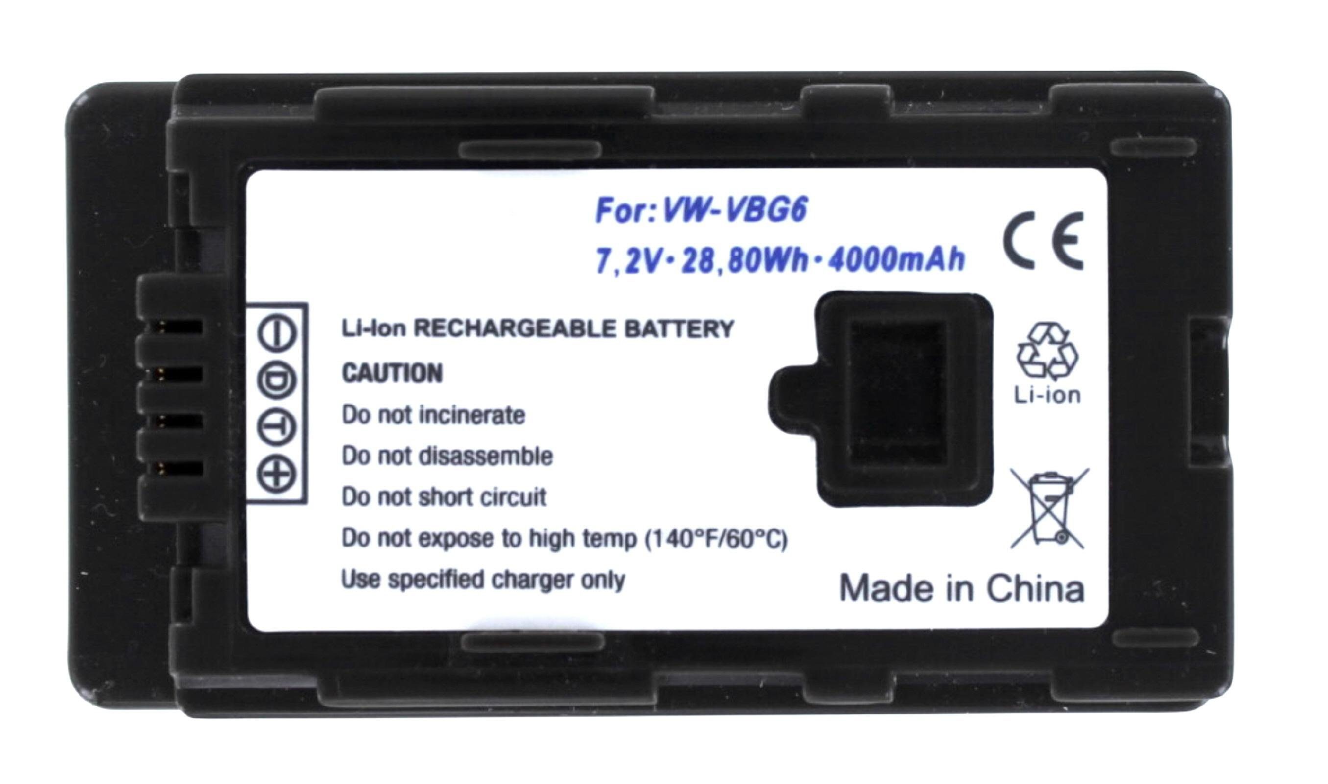 mit Panasonic kompatibel AGI Akku Akku VW-VBG6 Akku